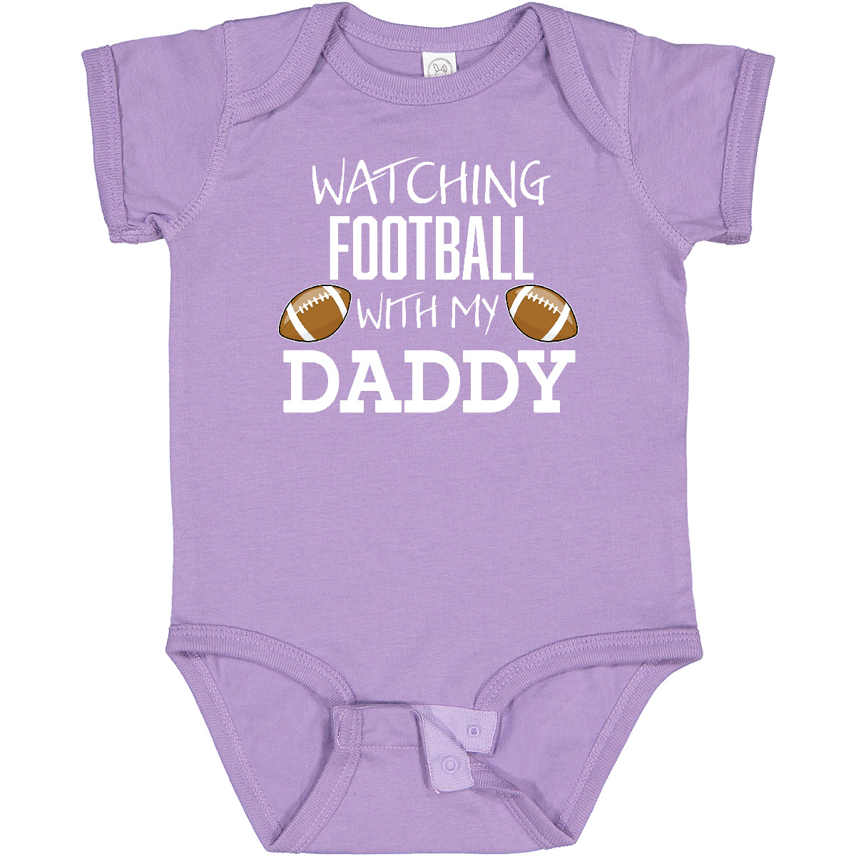 Inktastic Watching Football With My Daddy Baby Bodysuit Children Tv Dad Father