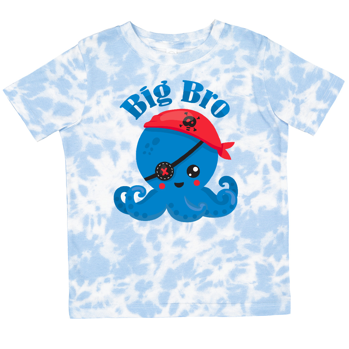 T-Shirt Inktastic Pirat Oktopus Big Bro Kleinkind Bruder Zukunft süß Geschenk - Bild 7 von 8