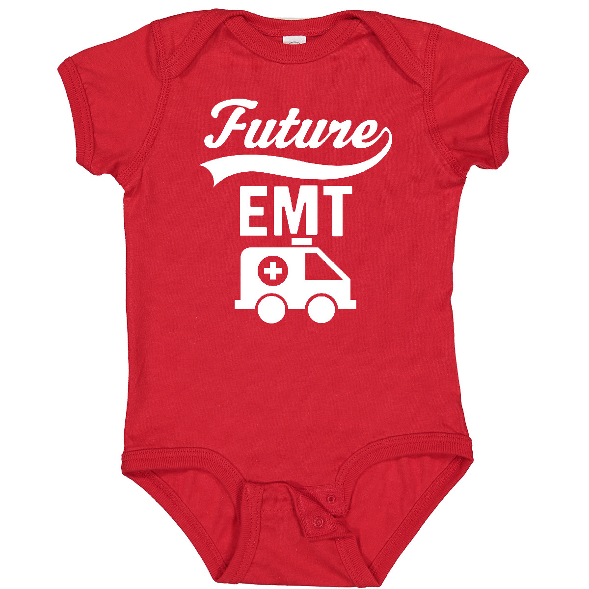 Inktastic Future EMT Notfall Medizintechniker Baby Body Krankenwagen Kinder - Bild 10 von 11