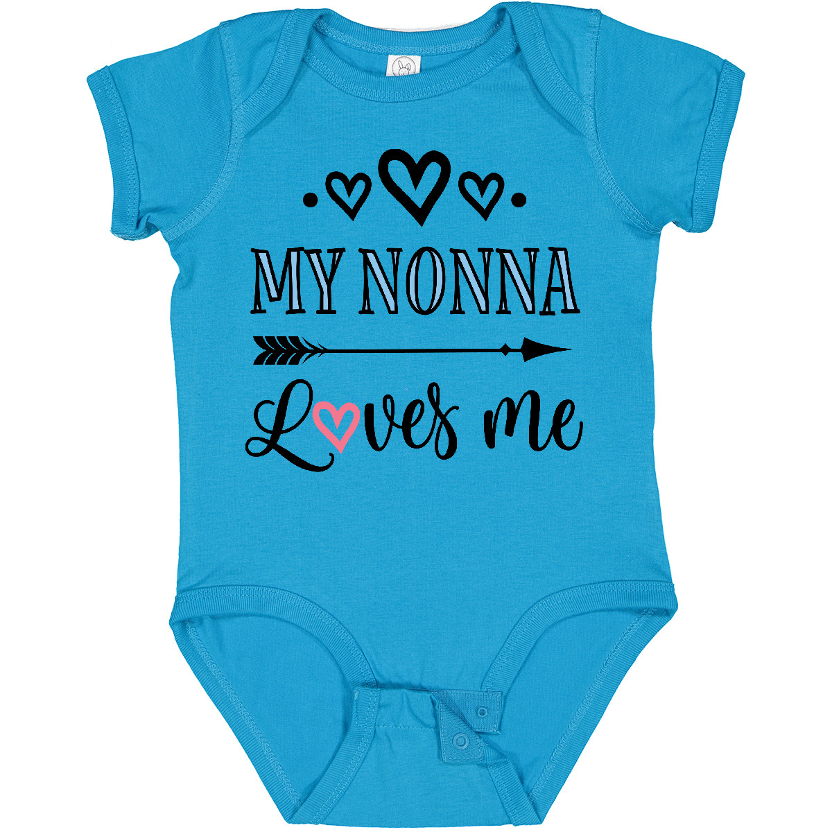 Inktastic My Nonna Loves Me Girls Baby Bodysuit Grandkids Grandchild One-piece - Picture 11 of 12