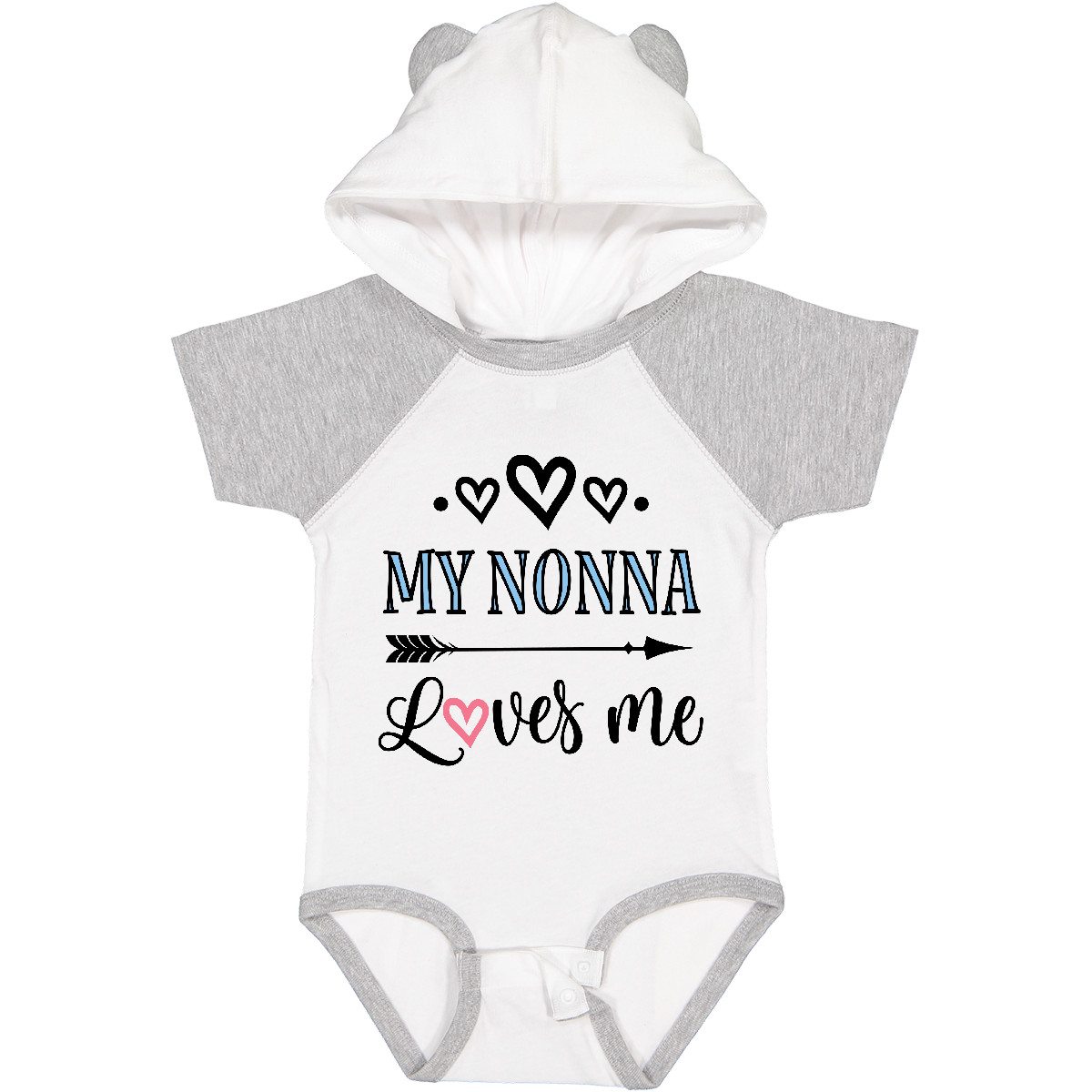 Inktastic My Nonna Loves Me Girls Baby Bodysuit Grandkids Grandchild One-piece - Picture 12 of 12