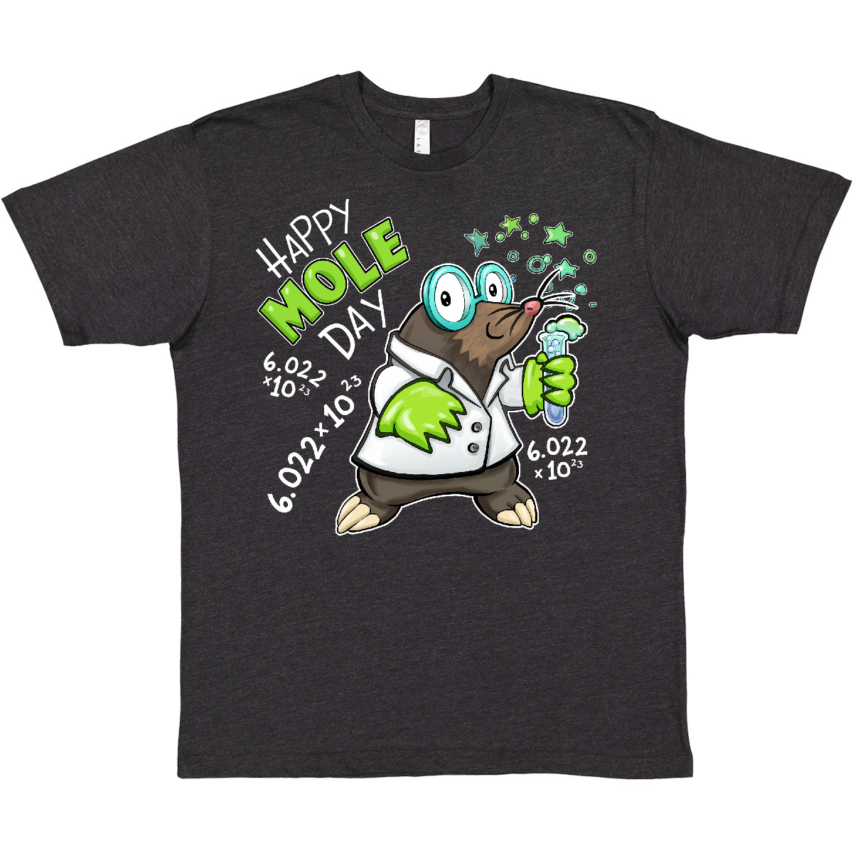 Inktastic Happy Mole Day- Chemistry Mole T-Shirt Pop Culture Cute Avogadros 6 23 - Picture 3 of 3