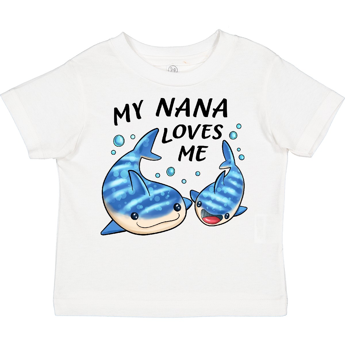 Inktastic My Nana Loves Me- Whale Shark Toddler T-Shirt Family Sharks Grandma - Picture 9 of 9