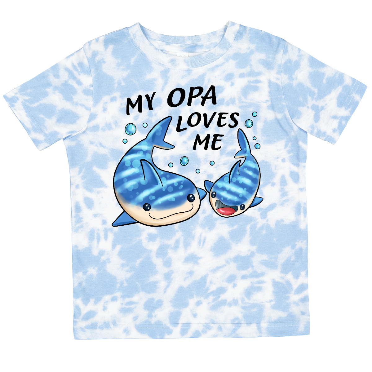 Inktastic My Opa Loves Me- Whale Shark Toddler T-Shirt Family Sharks Grandpa Fin - Picture 7 of 8