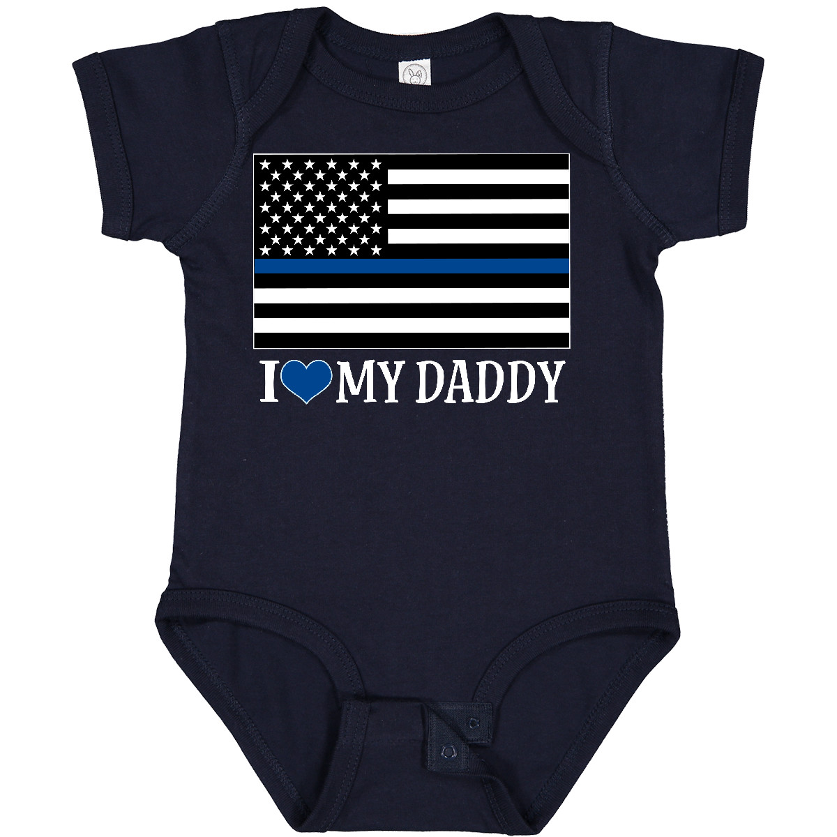 Inktastic Police Officer Daddy Law Enforcement Baby Bodysuit Policeman Dad Boys - Picture 13 of 19