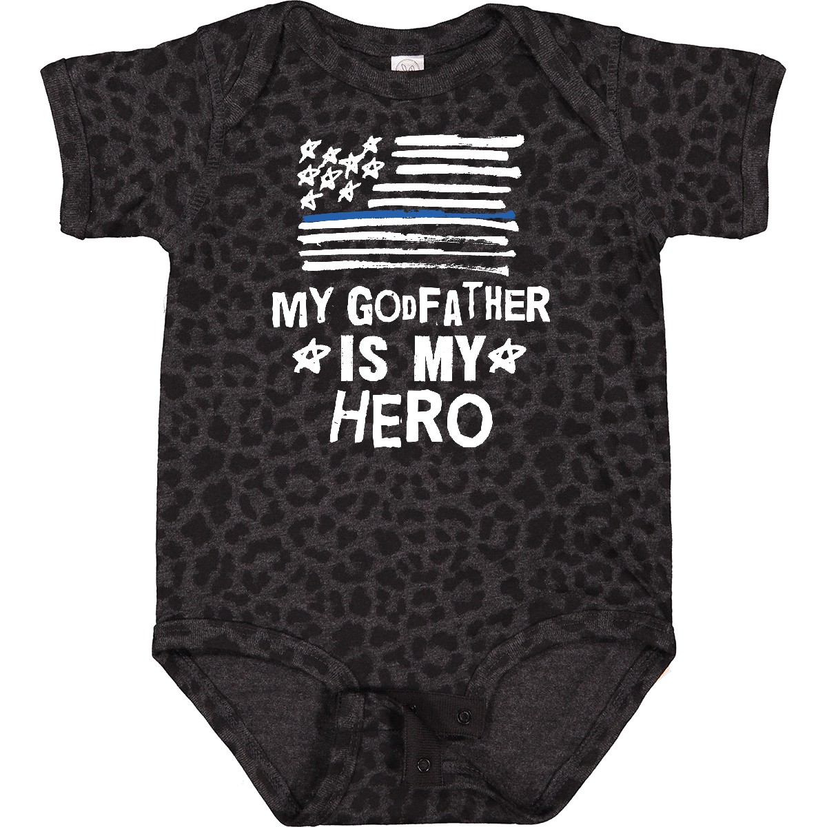Inktastic Police Officer My Godfather Is My Hero Infant Creeper Godson Policeman - Picture 2 of 5