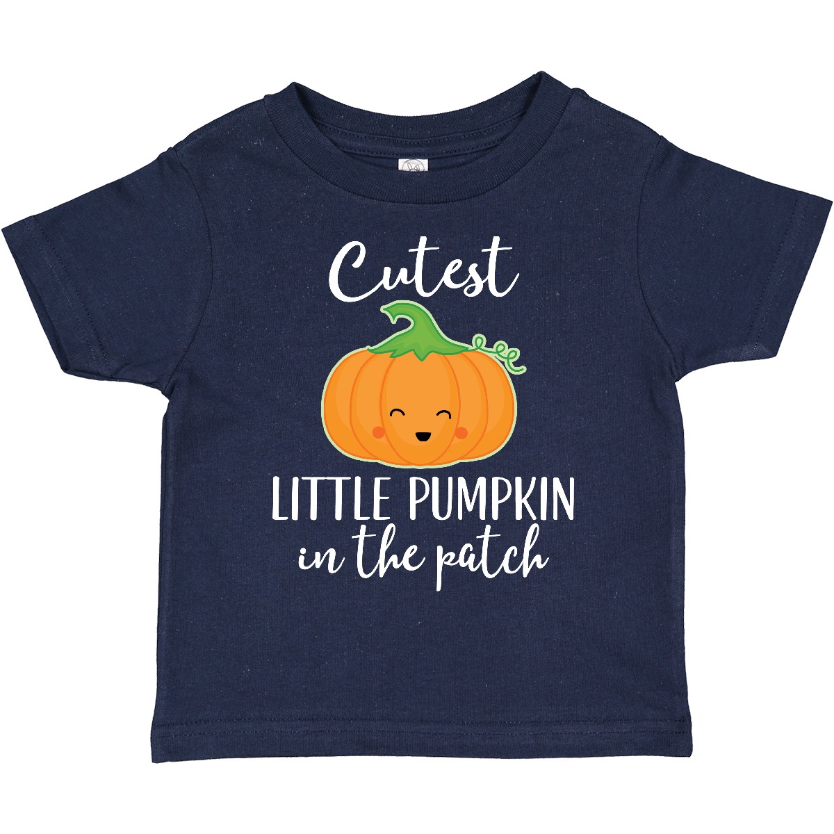 Inktastic Halloween süßester kleiner Kürbis im Aufnäher Kleinkind T-Shirt Kinder - Bild 7 von 9