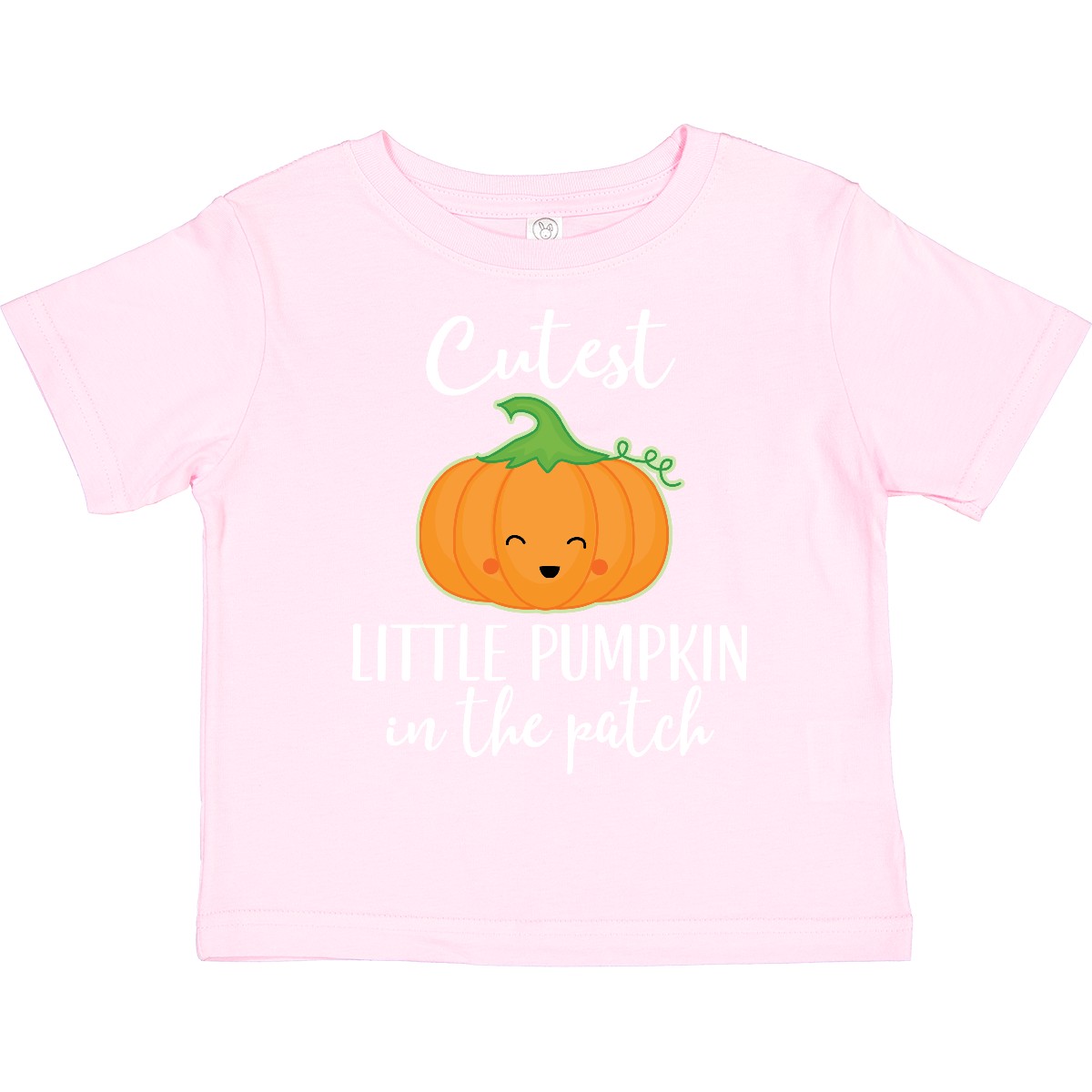 Inktastic Halloween süßester kleiner Kürbis im Aufnäher Kleinkind T-Shirt Kinder - Bild 8 von 9
