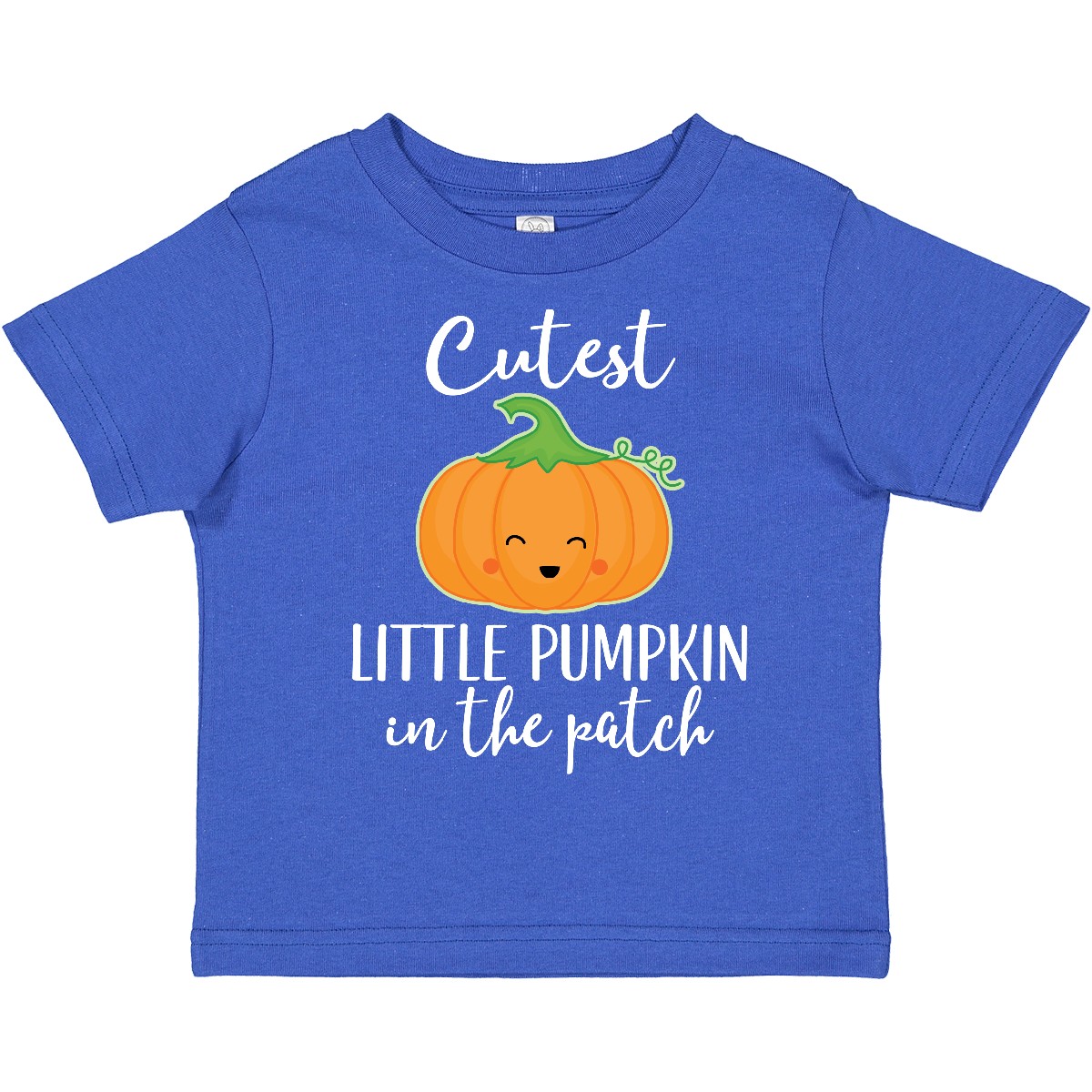 Inktastic Halloween süßester kleiner Kürbis im Aufnäher Kleinkind T-Shirt Kinder - Bild 9 von 9