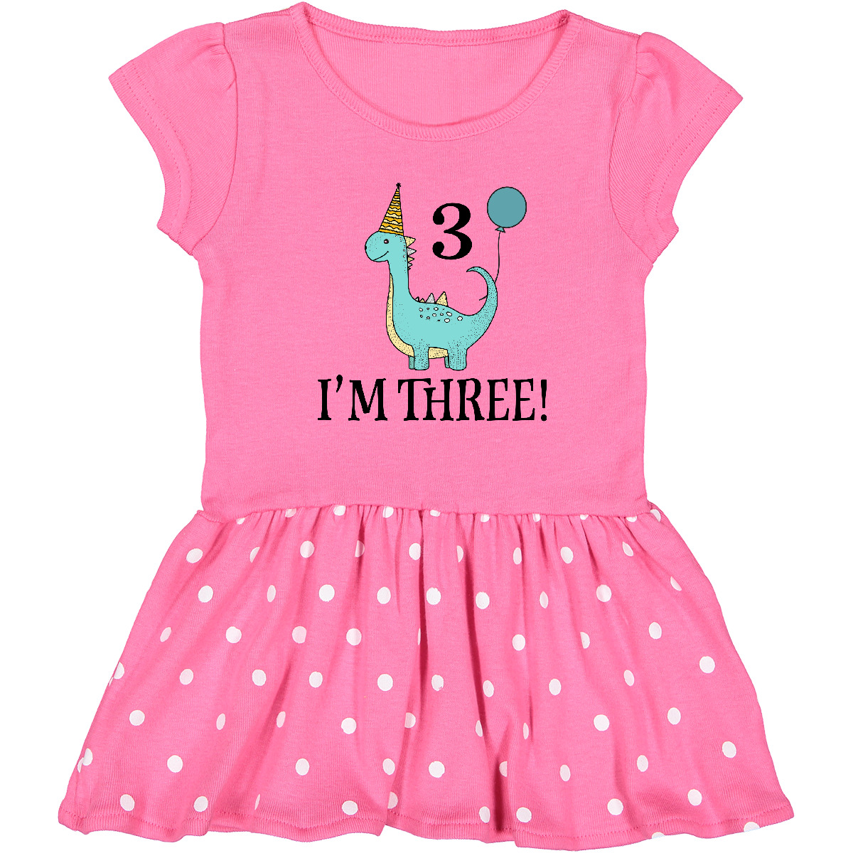  inktastic 3rd Birthday Llama for Girl Toddler Dress 5