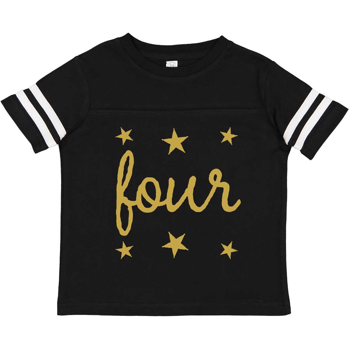 Inktastic 4th Birthday Gold 4 Year Old Toddler T-Shirt Apparel Im Cute Boy Girl - Picture 3 of 5