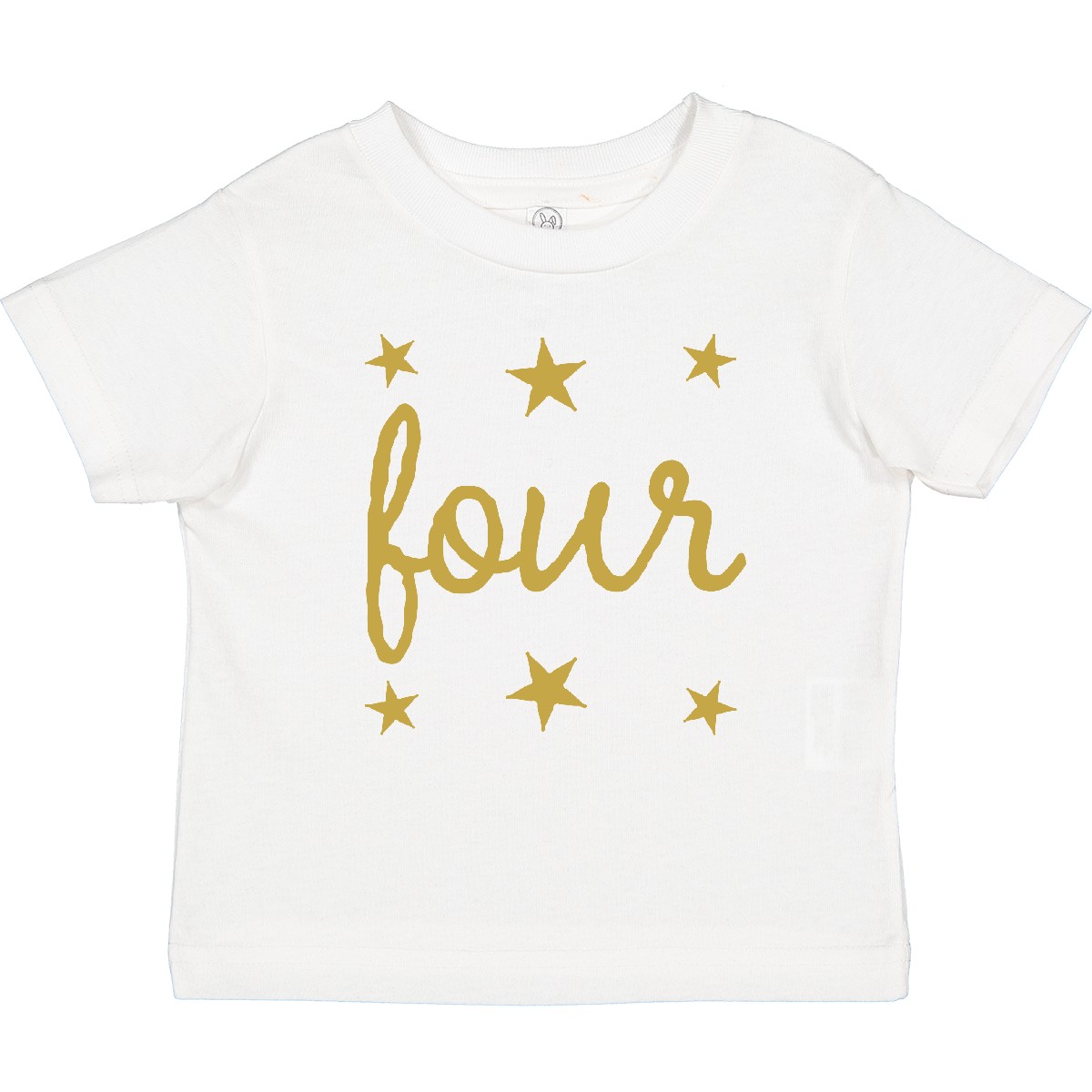 Inktastic 4th Birthday Gold 4 Year Old Toddler T-Shirt Apparel Im Cute Boy Girl - Picture 5 of 5