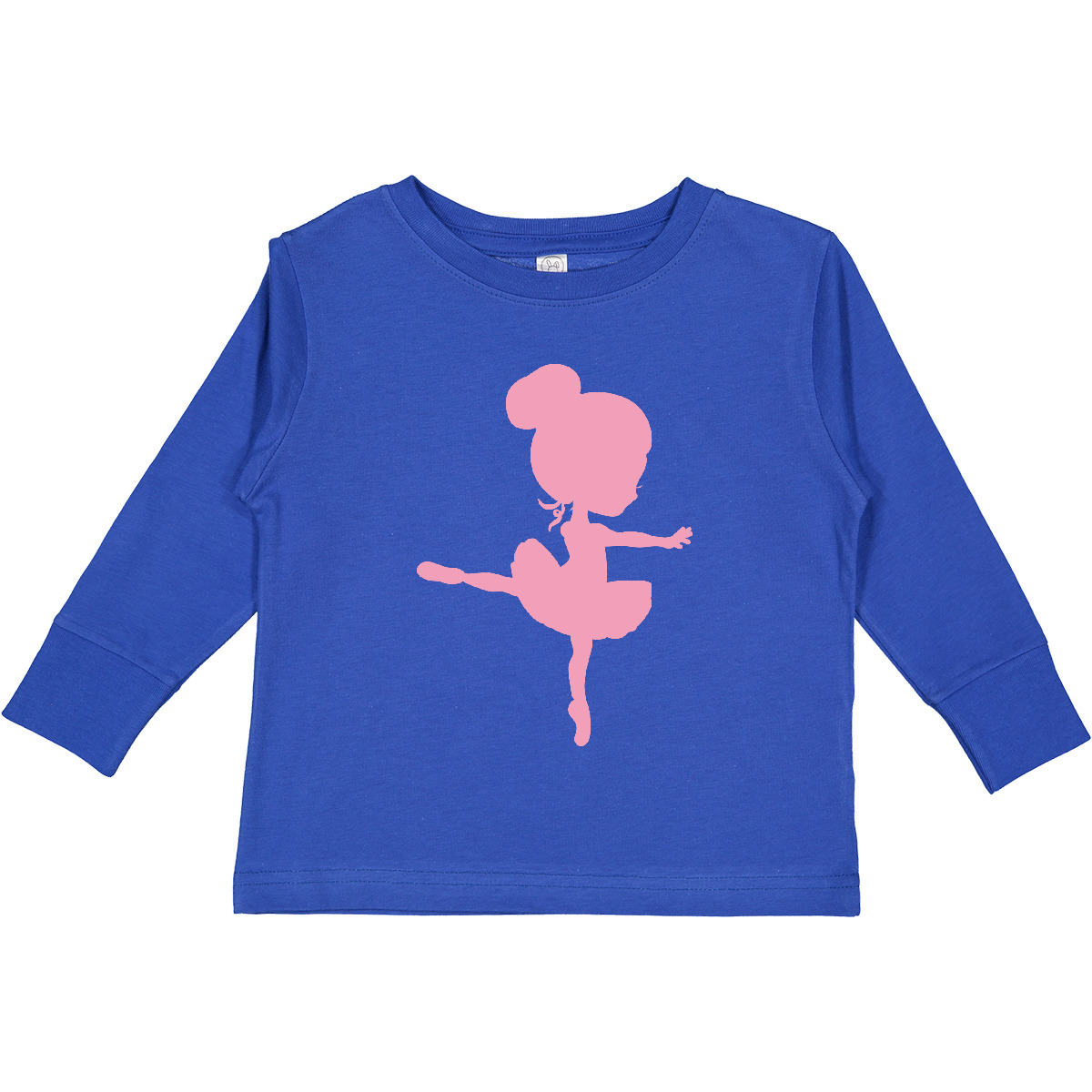 Inktastic Cute Ballerina Toddler Long Sleeve T-Shirt Silhouette Girl Dancer Tutu - Picture 6 of 7