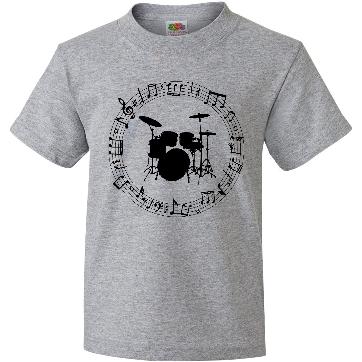 Inktastic Drummer Percussionist Music Gift Youth T-Shirt Drums Trap Tee Kids Hws - Picture 2 of 6