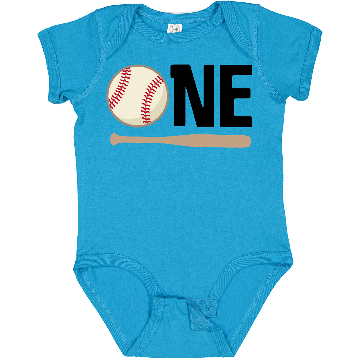 Inktastic 1. Geburtstag Baseball Jungen erster Baby Body Babys Schläger Einteiler HWS - Bild 10 von 12