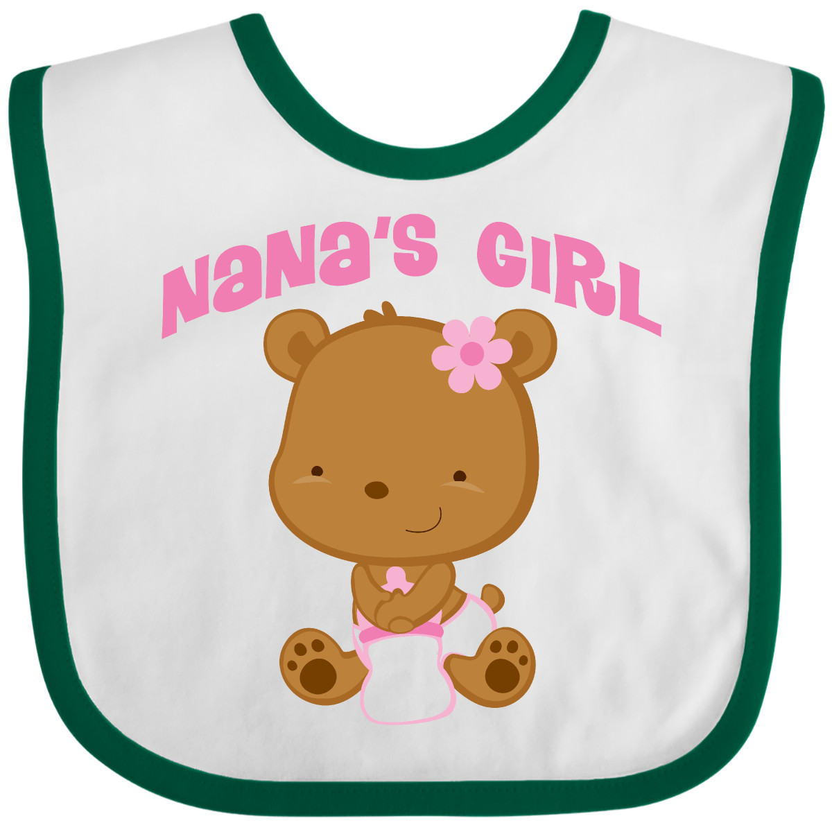 Inktastic Nana Girl Baby Bear Baby Bib Nanas Grandkids Childs Sweet Clothing - 第 5/9 張圖片