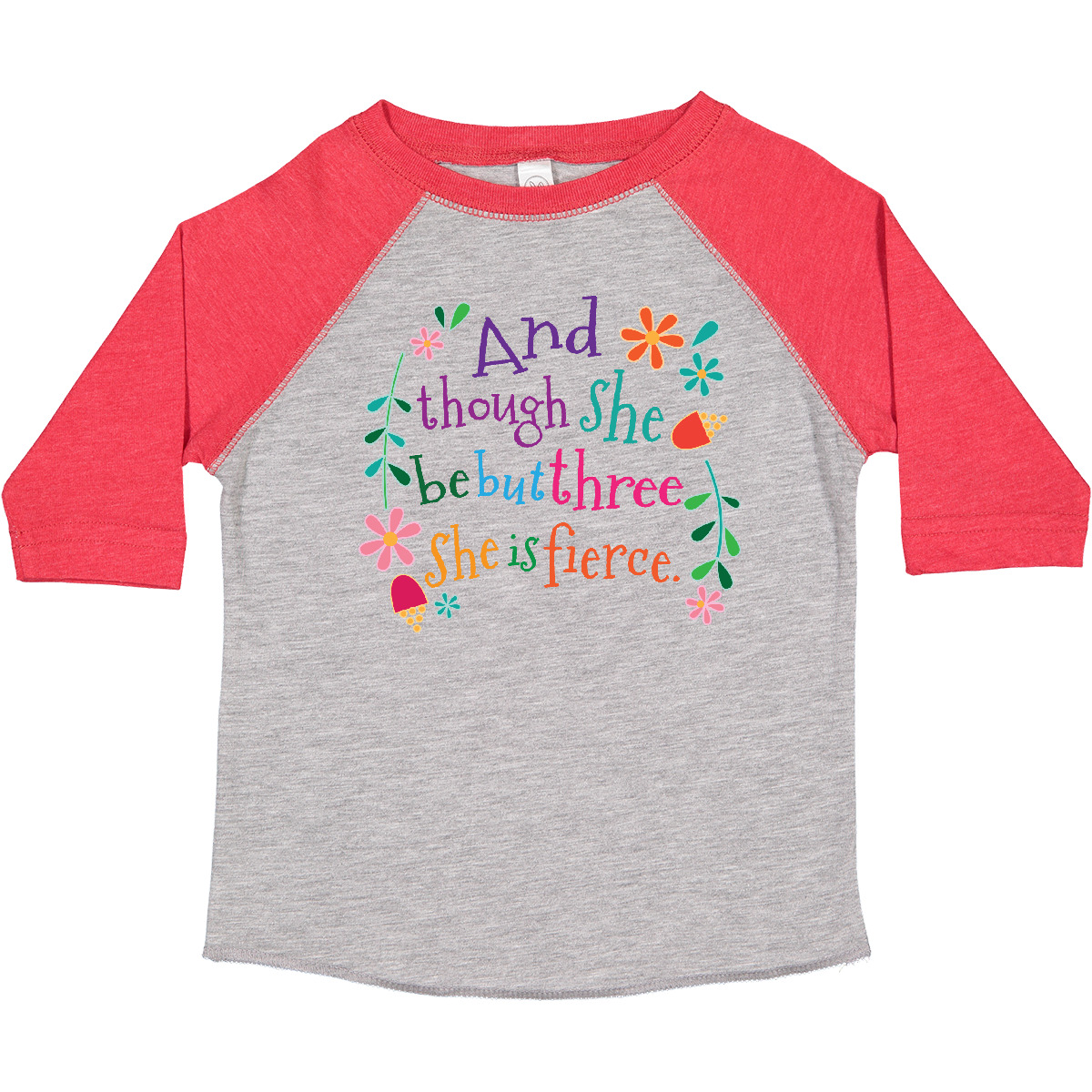 Inktastic 3rd Birthday She Is Fierce Girls 3 Year Old Toddler T-Shirt Im Childs - Picture 7 of 11