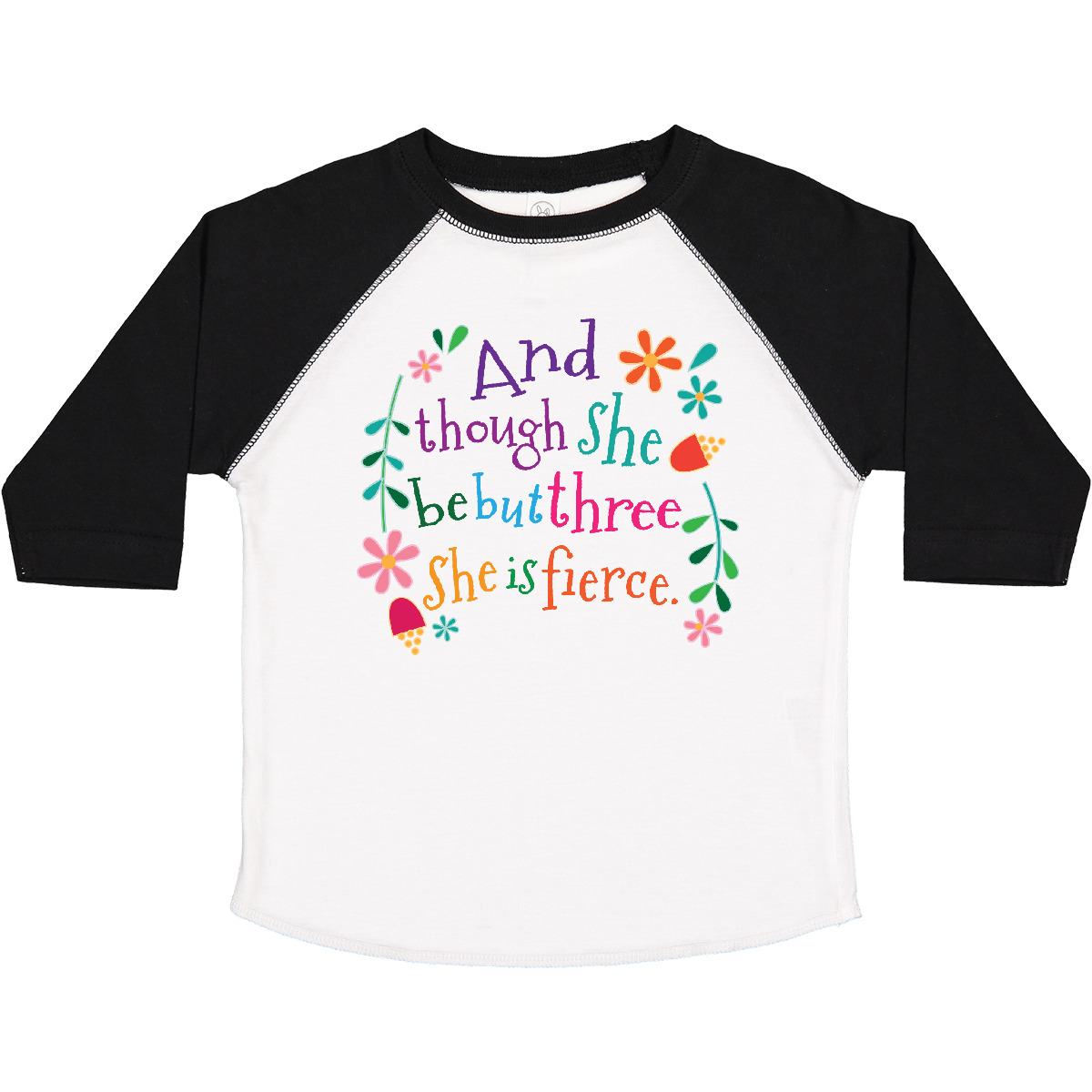 Inktastic 3rd Birthday She Is Fierce Girls 3 Year Old Toddler T-Shirt Im Childs - Picture 11 of 11