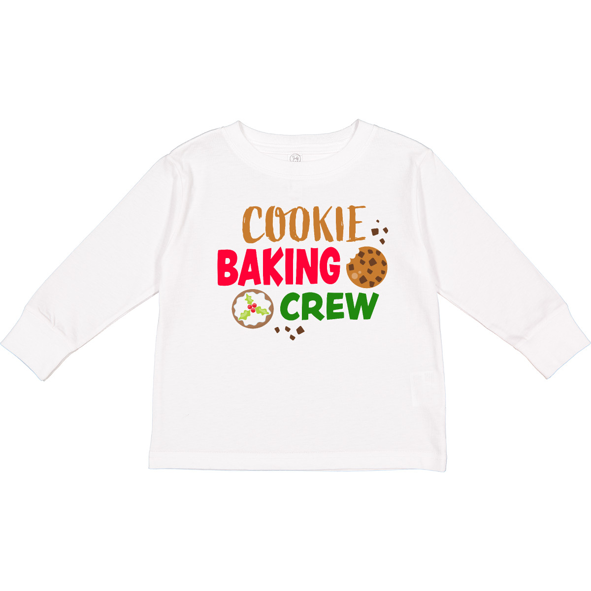Inktastic Christmas Cookie Baking Crew Toddler Long Sleeve T-Shirt Merry Bake I - Picture 10 of 10