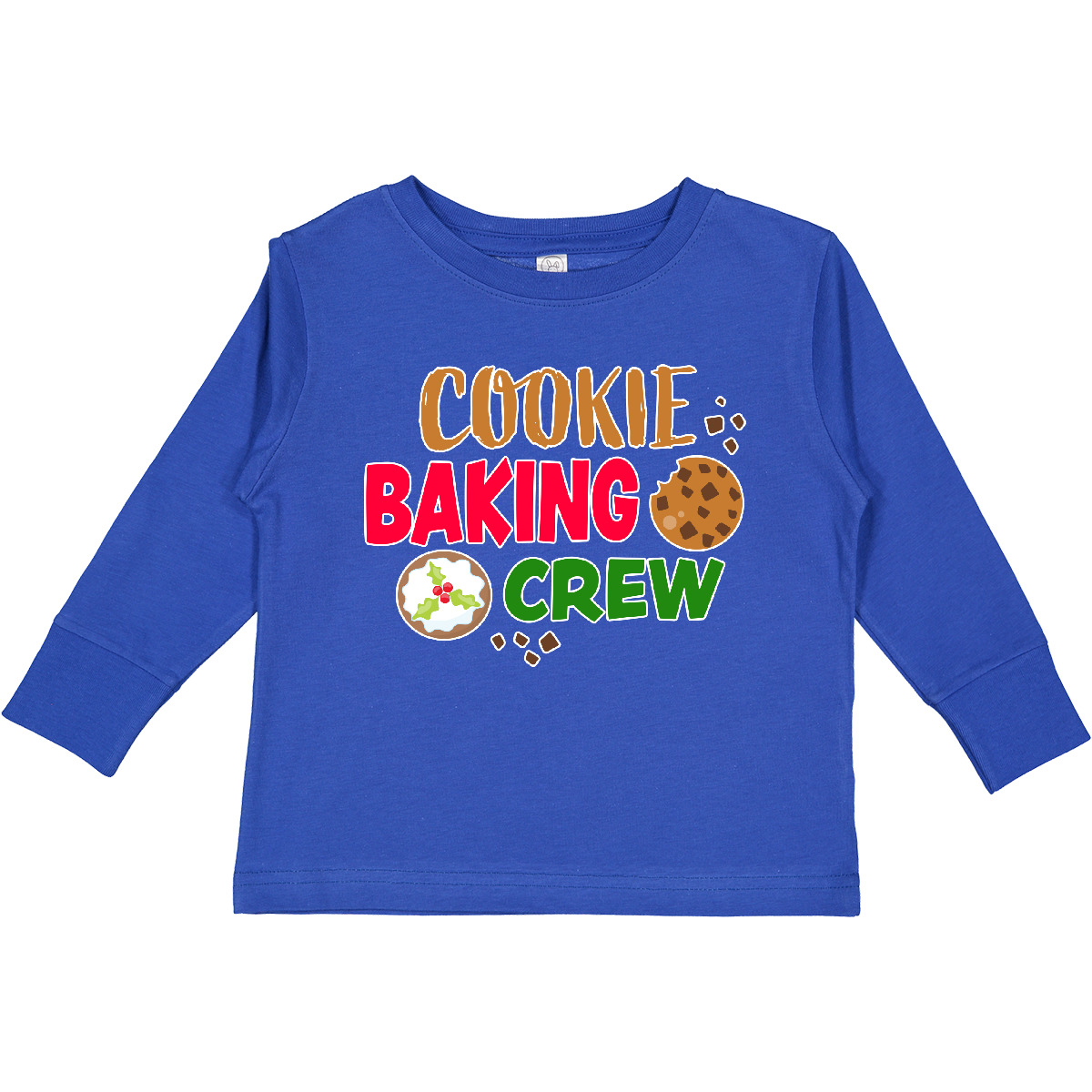 Inktastic Christmas Cookie Baking Crew Toddler Long Sleeve T-Shirt Merry Bake I - Picture 9 of 10