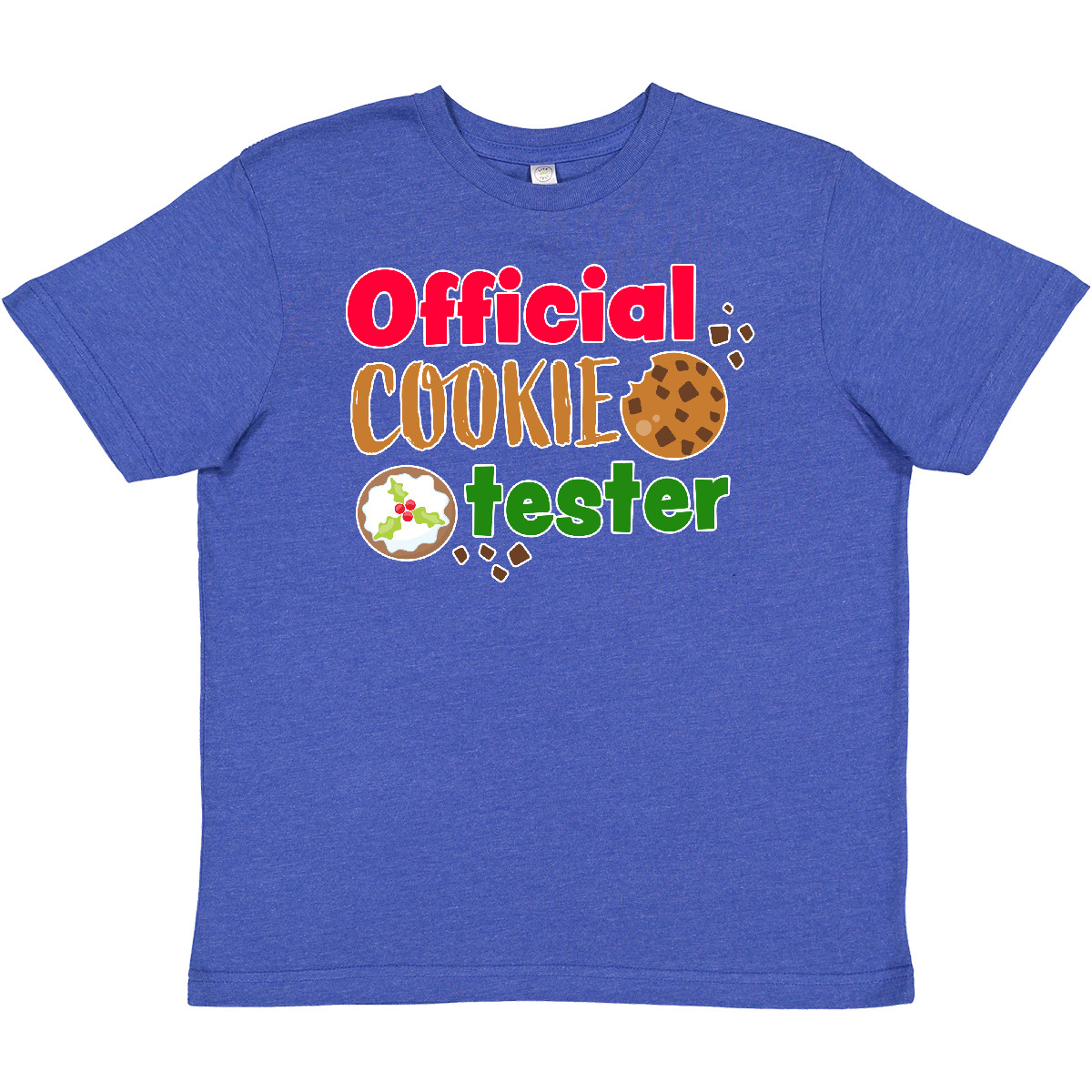Inktastic Official Cookie Tester Christmas Cookies Youth T-Shirt Offical Merry - Picture 10 of 11