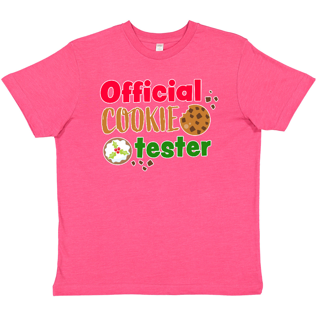 Inktastic Official Cookie Tester Christmas Cookies Youth T-Shirt Offical Merry - Picture 9 of 11