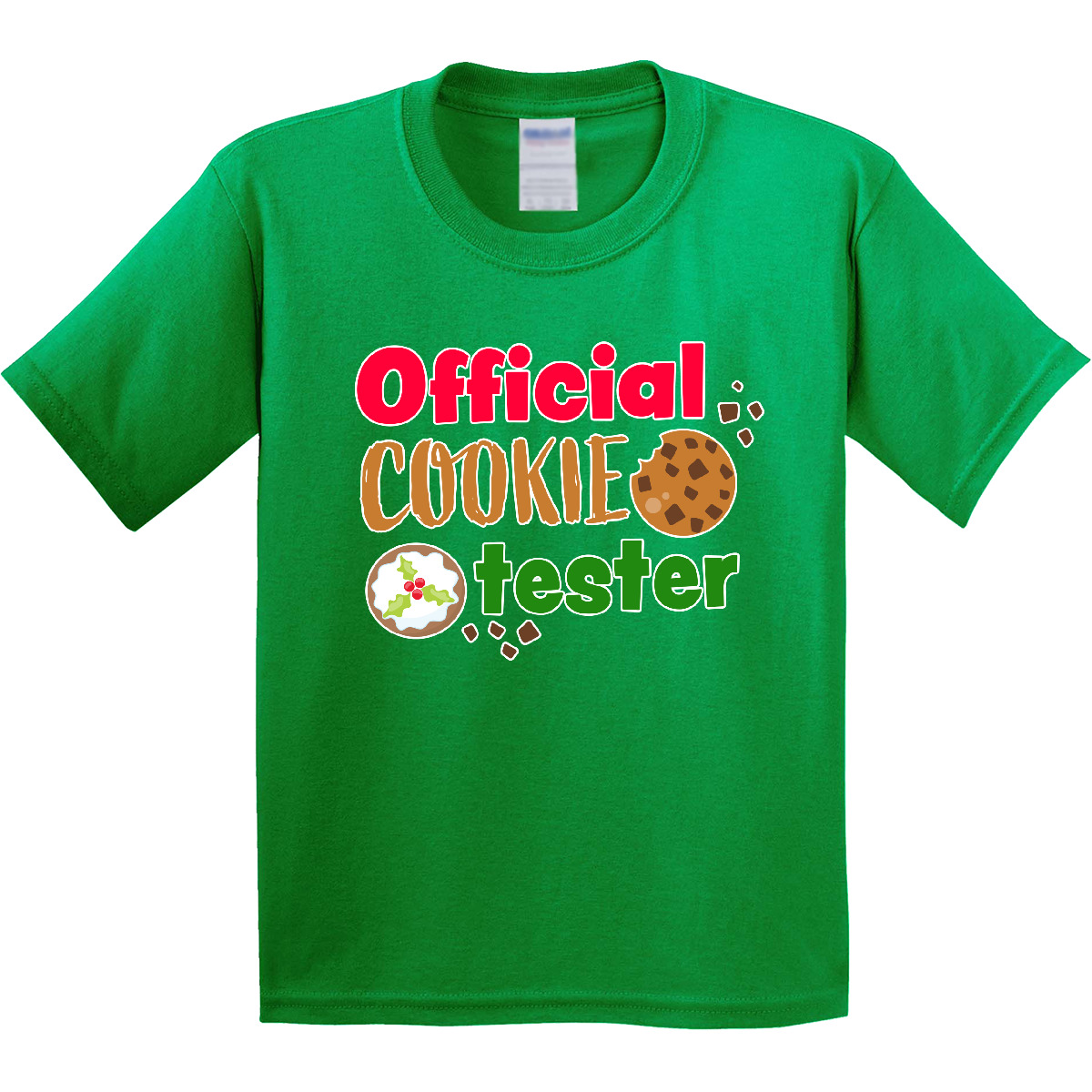 Inktastic Official Cookie Tester Christmas Cookies Youth T-Shirt Offical Merry - Picture 4 of 11