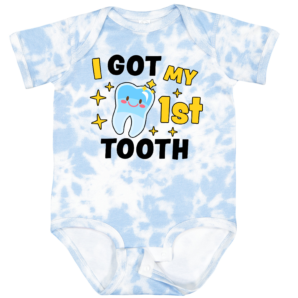 Inktastic I Got My 1st Tooth With Cute Tooth Baby Baby Bodysuit First Adorable - Picture 19 of 24