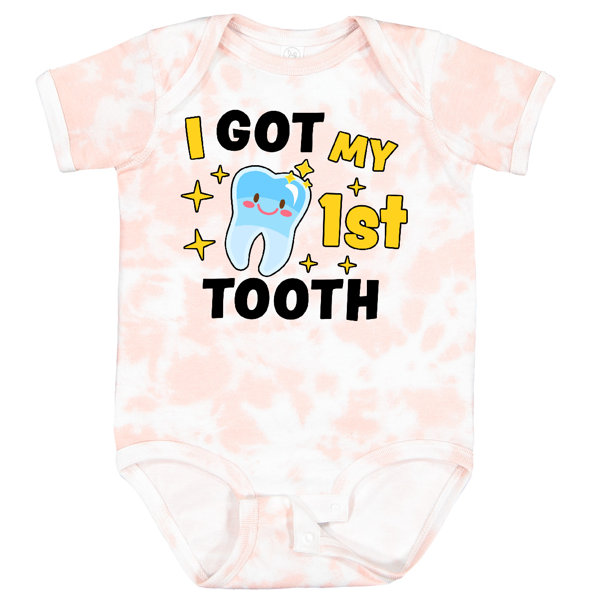 Inktastic I Got My 1st Tooth With Cute Tooth Baby Baby Bodysuit First Adorable - Picture 21 of 24