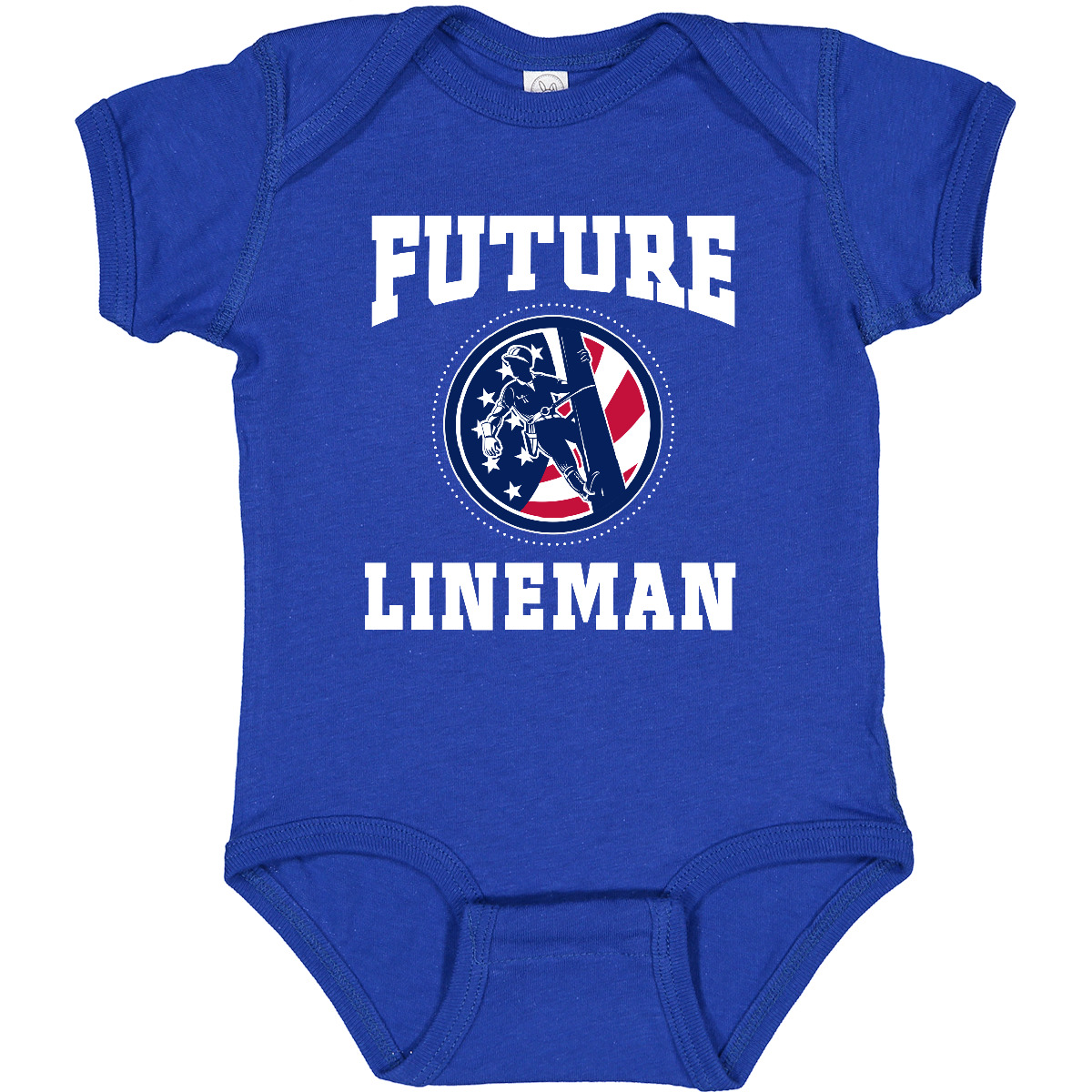 Inktastic Future Lineman Baby Bodysuit American Childs Boys Job One-piece Infant - Picture 8 of 8
