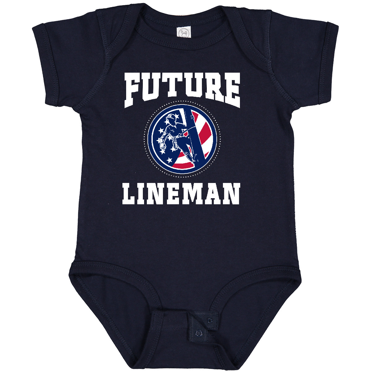 Inktastic Future Lineman Baby Bodysuit American Childs Boys Job One-piece Infant - Picture 6 of 8