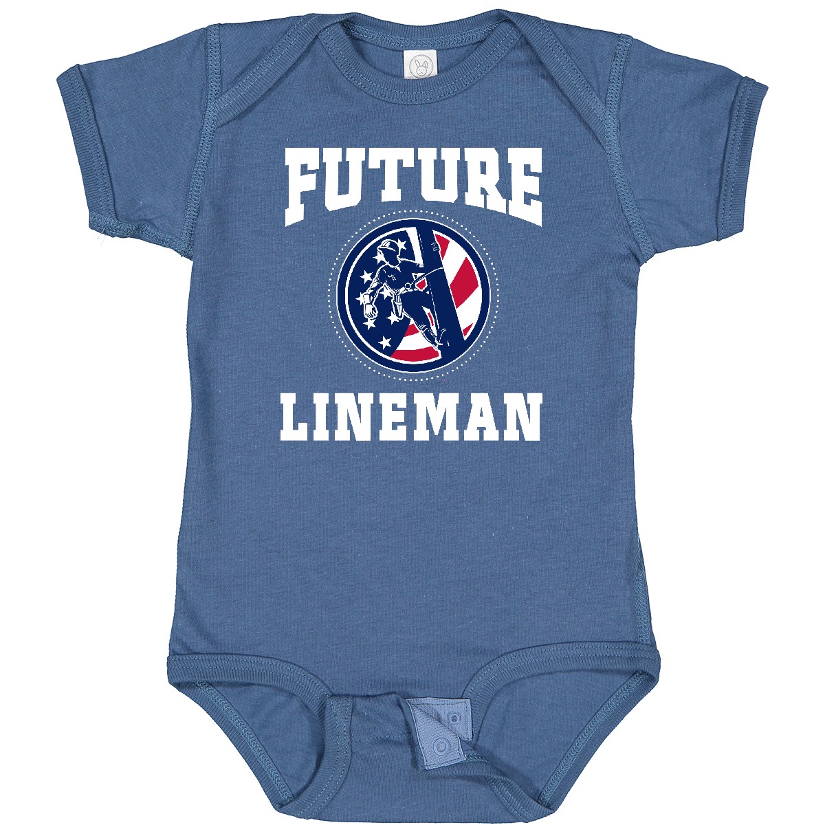 Inktastic Future Lineman Baby Bodysuit American Childs Boys Job One-piece Infant - Picture 5 of 8