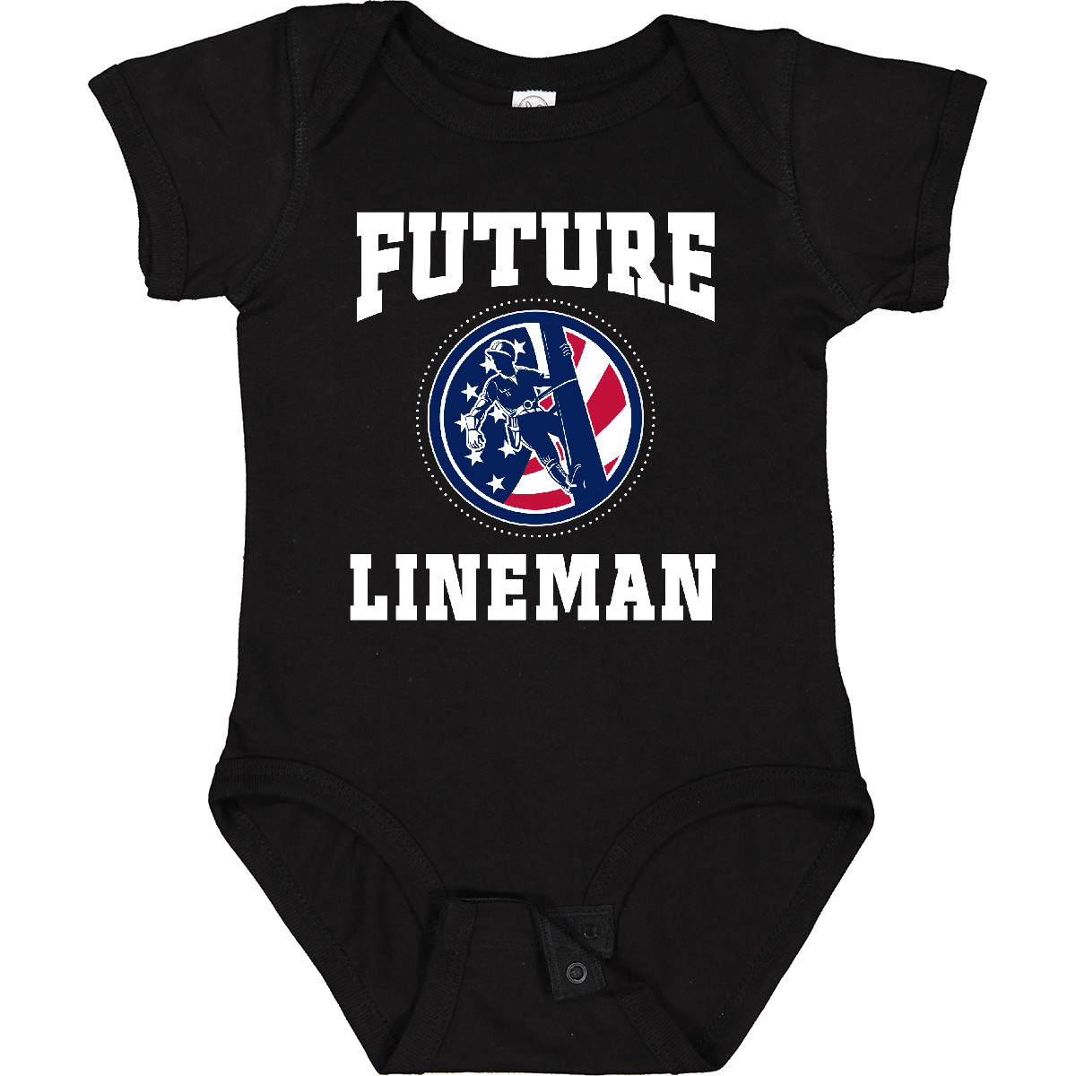 Inktastic Future Lineman Baby Bodysuit American Childs Boys Job One-piece Infant - Picture 2 of 8