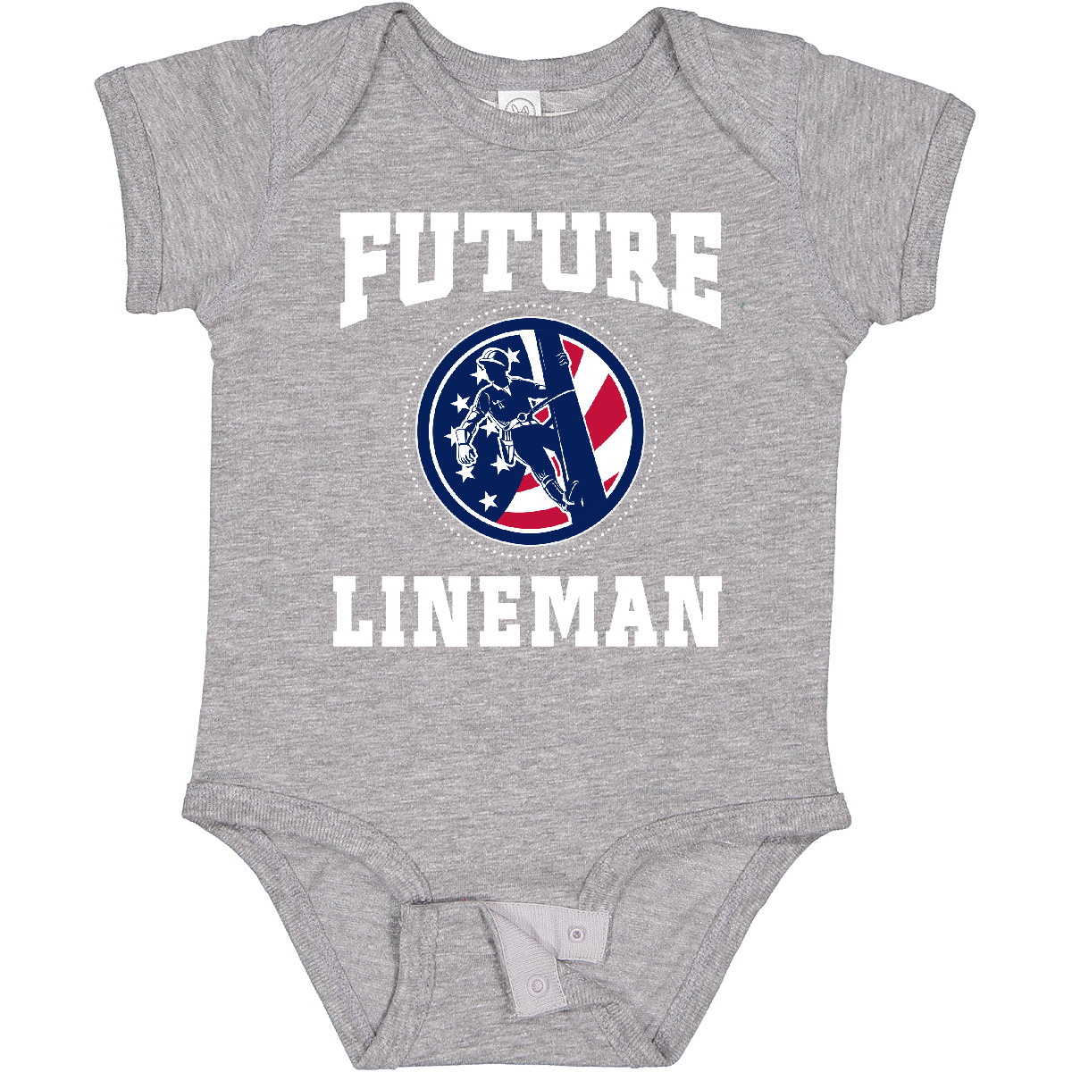 Inktastic Future Lineman Baby Bodysuit American Childs Boys Job One-piece Infant - Picture 4 of 8