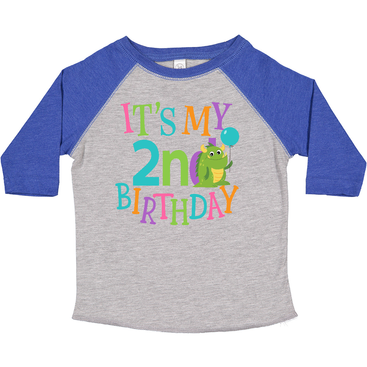 Inktastic 2nd Birthday Monster 2 Year Old Toddler T-Shirt Im Childs Clothing Kid - Picture 6 of 9