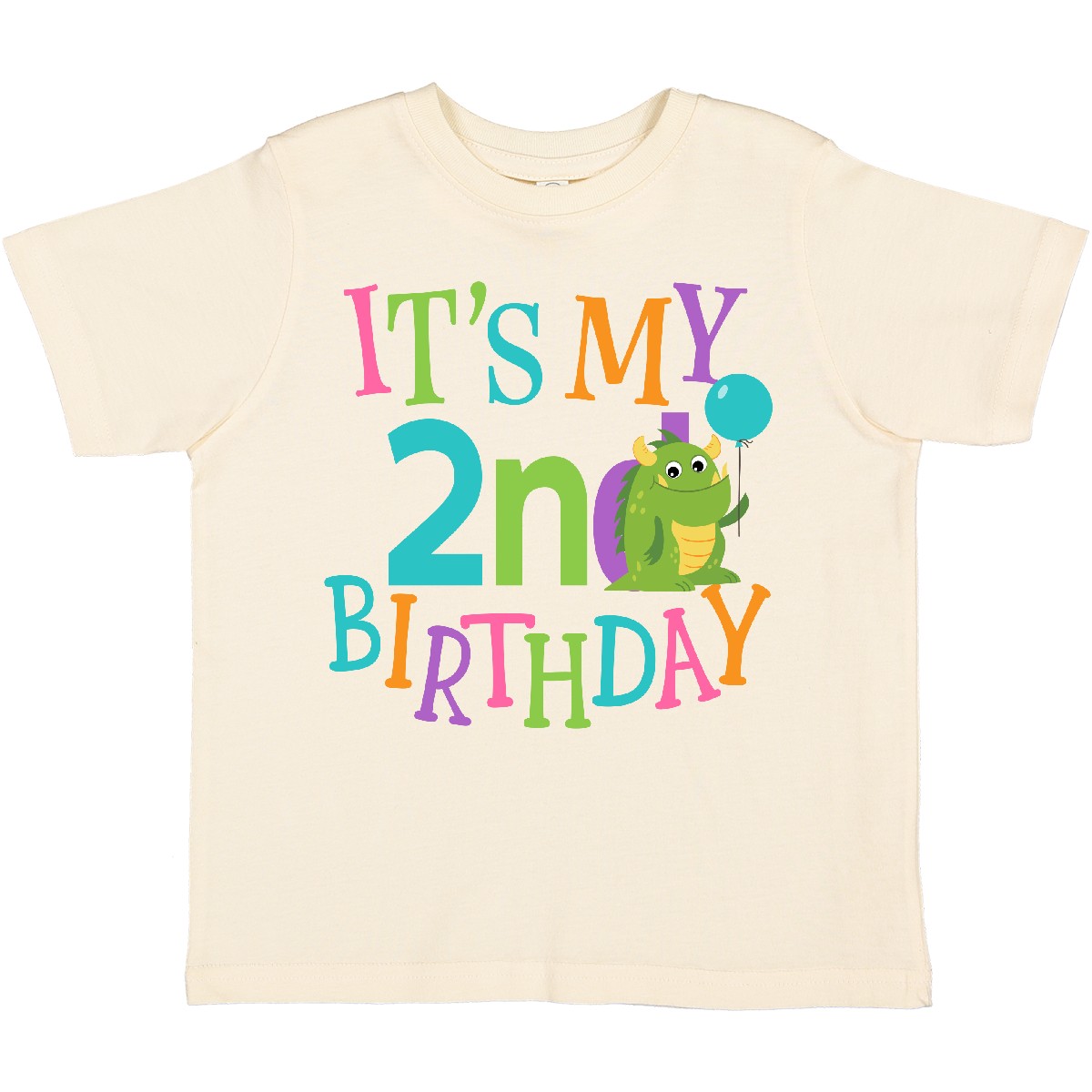 Inktastic 2nd Birthday Monster 2 Year Old Toddler T-Shirt Im Childs Clothing Kid - Picture 7 of 9