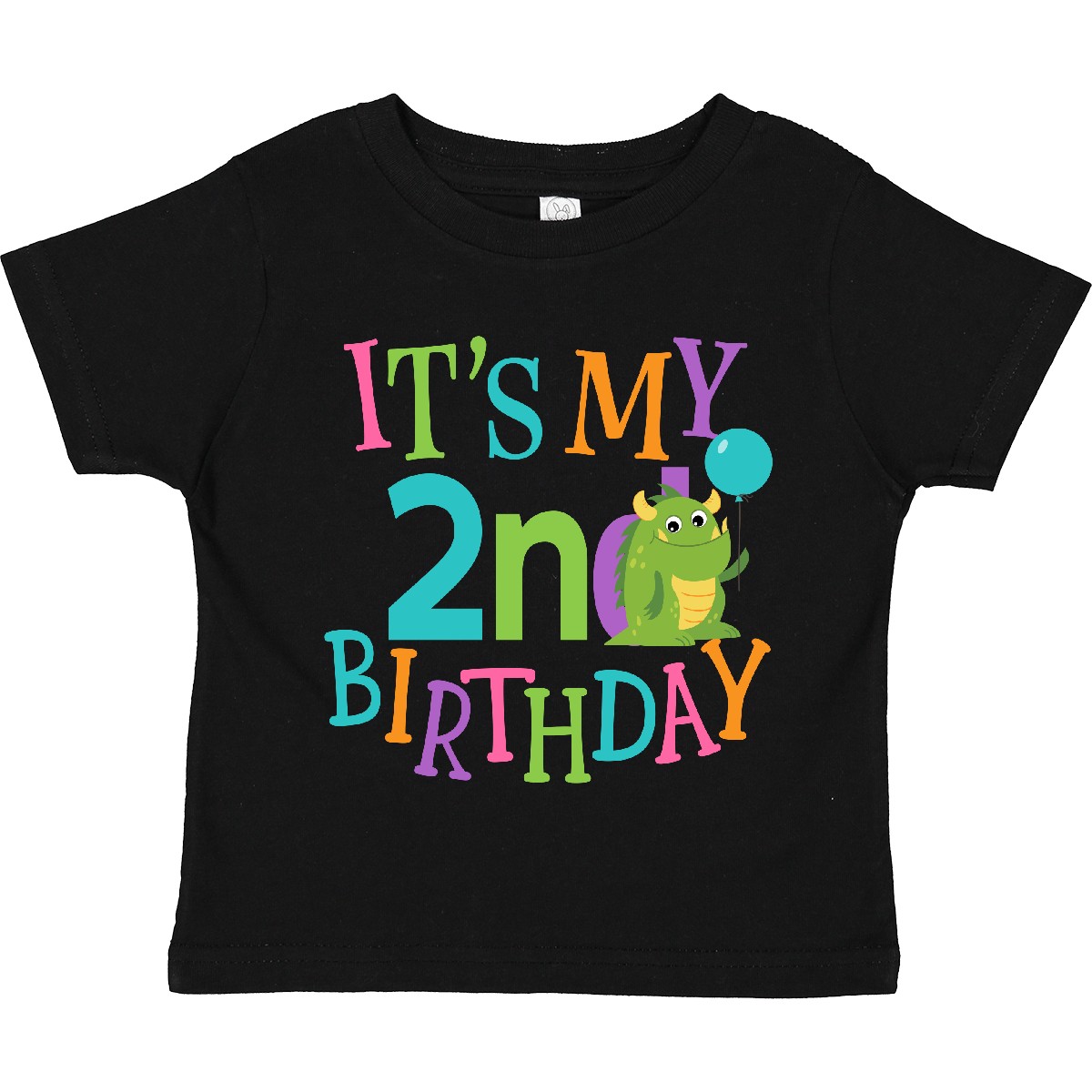 Inktastic 2nd Birthday Monster 2 Year Old Toddler T-Shirt Im Childs Clothing Kid - Picture 2 of 9