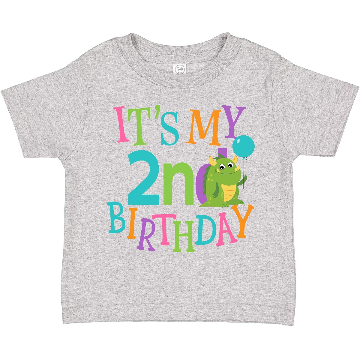 Inktastic 2nd Birthday Monster 2 Year Old Toddler T-Shirt Im Childs Clothing Kid - Picture 5 of 9