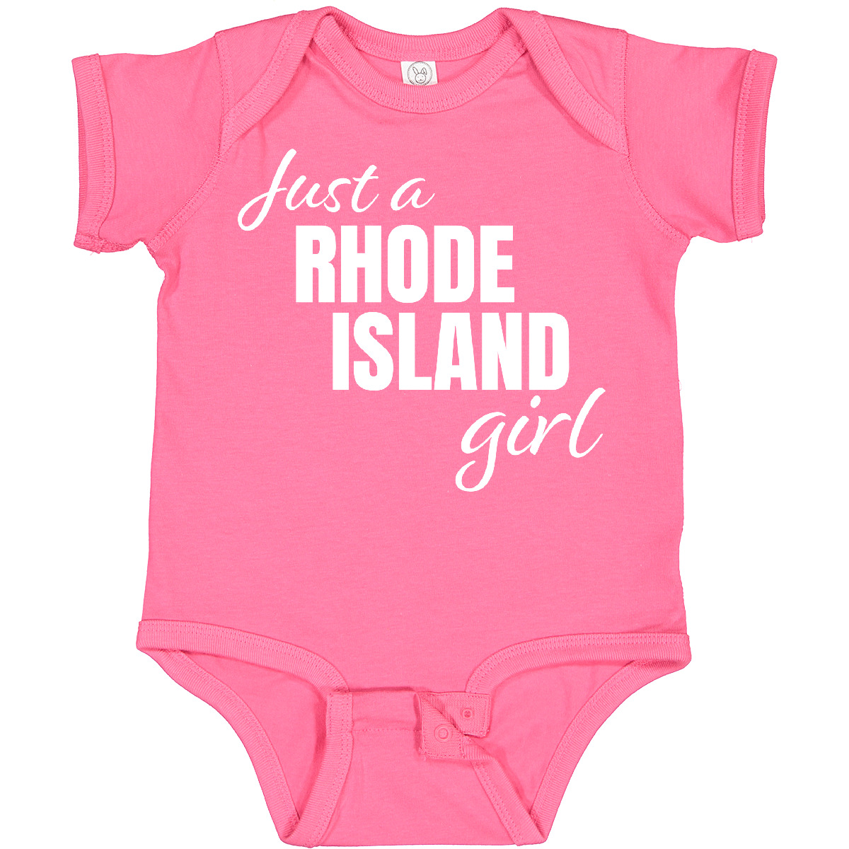 Inktastic Just A Rhode Island Girl Born And Raised Baby Bodysuit Toddler Youth - Picture 4 of 8