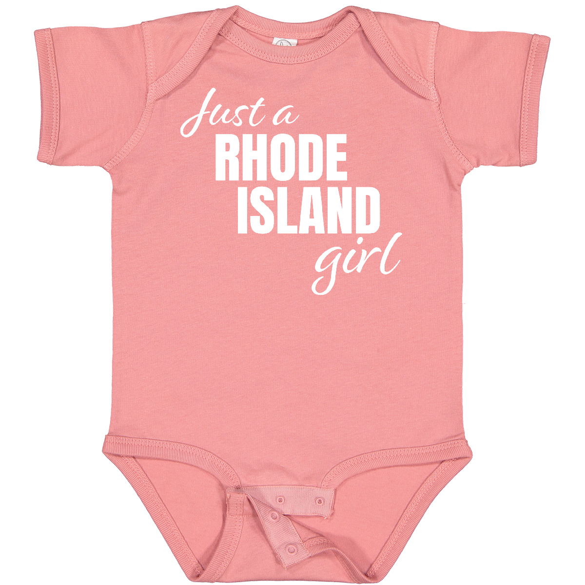 Inktastic Just A Rhode Island Girl Born And Raised Baby Bodysuit Toddler Youth - Picture 6 of 8