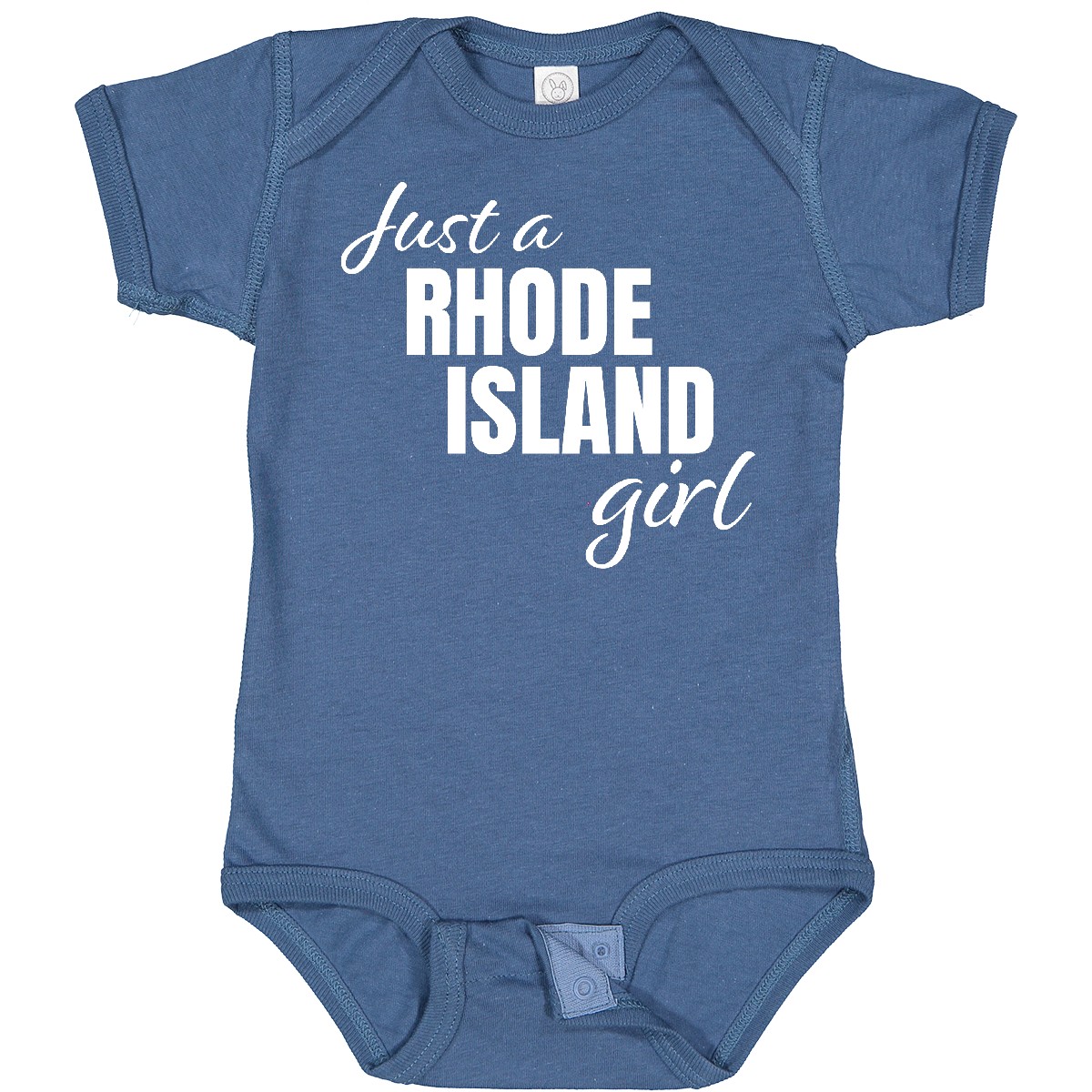 Inktastic Just A Rhode Island Girl Born And Raised Baby Bodysuit Toddler Youth - Picture 5 of 8