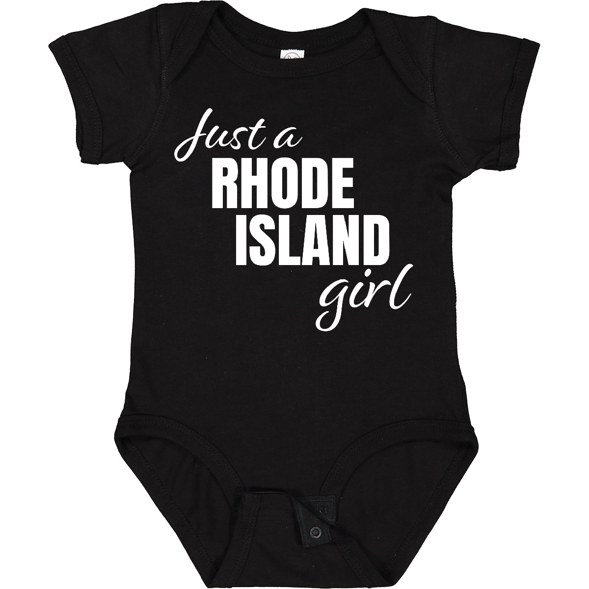 Inktastic Just A Rhode Island Girl Born And Raised Baby Bodysuit Toddler Youth - Picture 2 of 8