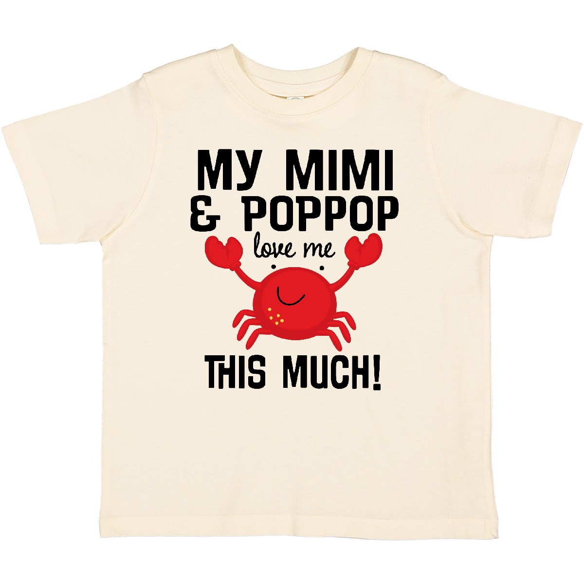 Inktastic Mimi And PopPop Love Me Toddler T-Shirt Grandma Grandpa Grandparents - Picture 3 of 7