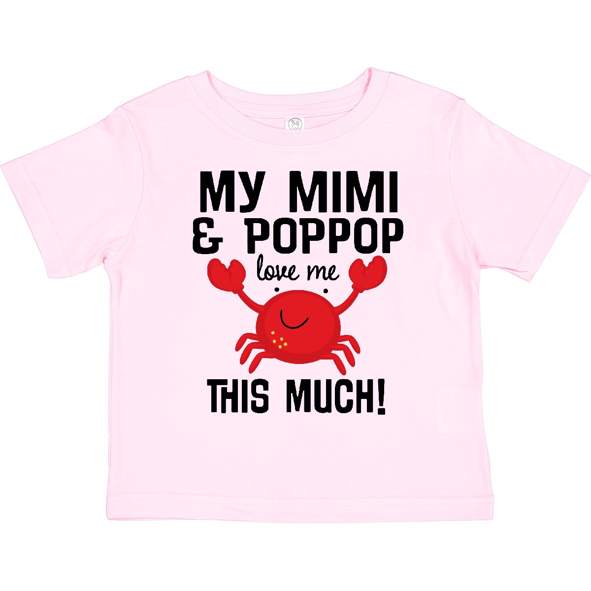 Inktastic Mimi And PopPop Love Me Toddler T-Shirt Grandma Grandpa Grandparents - Picture 4 of 7