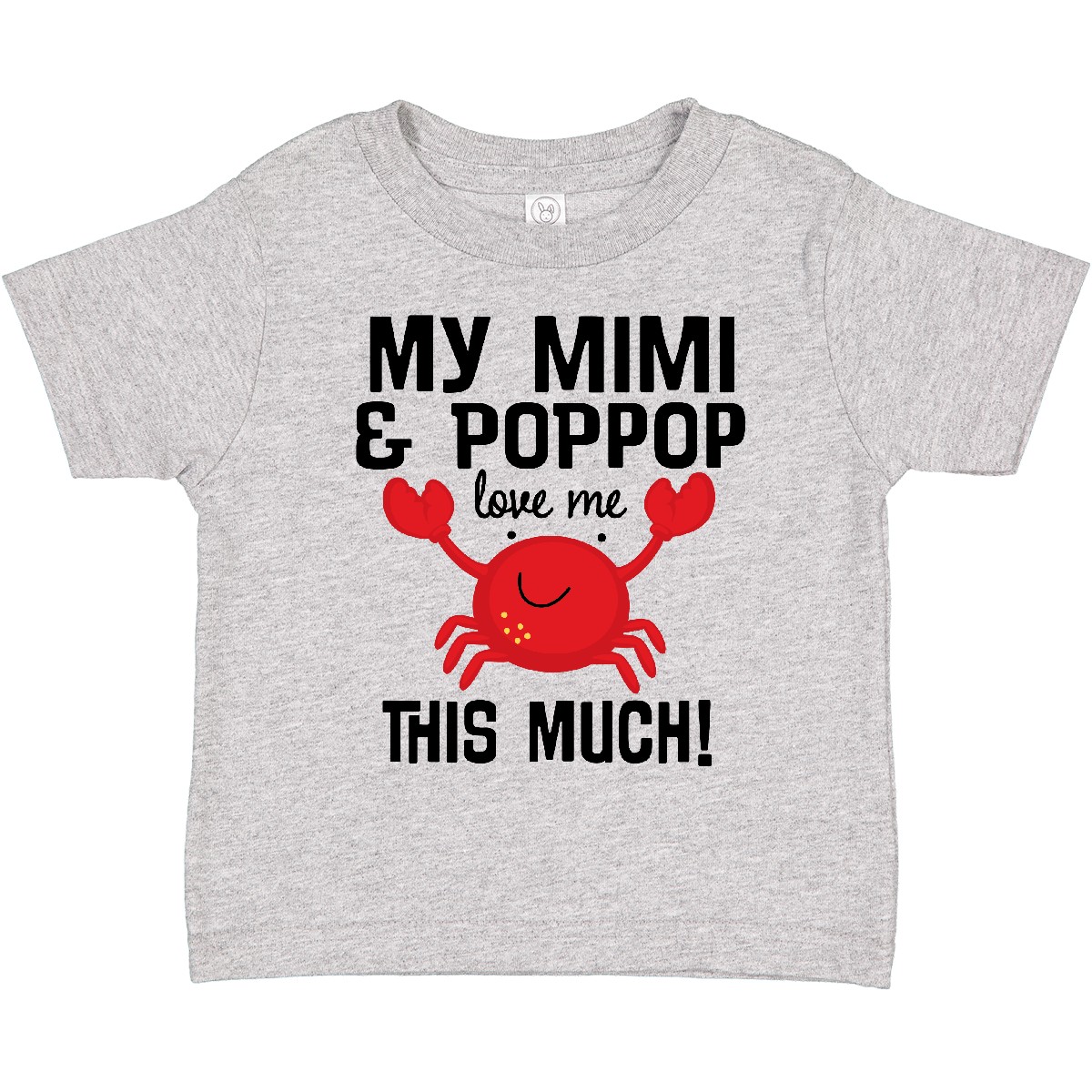 Inktastic Mimi And PopPop Love Me Toddler T-Shirt Grandma Grandpa Grandparents - Picture 2 of 7