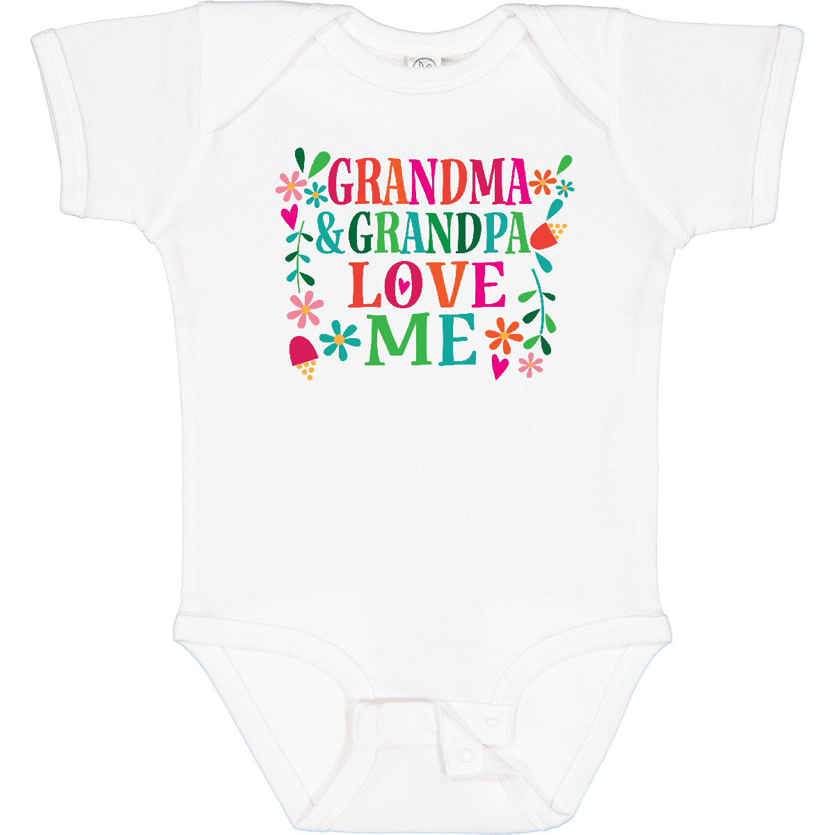 Inktastic Grandma Grandpa Love Me Girls Baby Bodysuit Grandkids Grandchild Hws - Picture 7 of 8