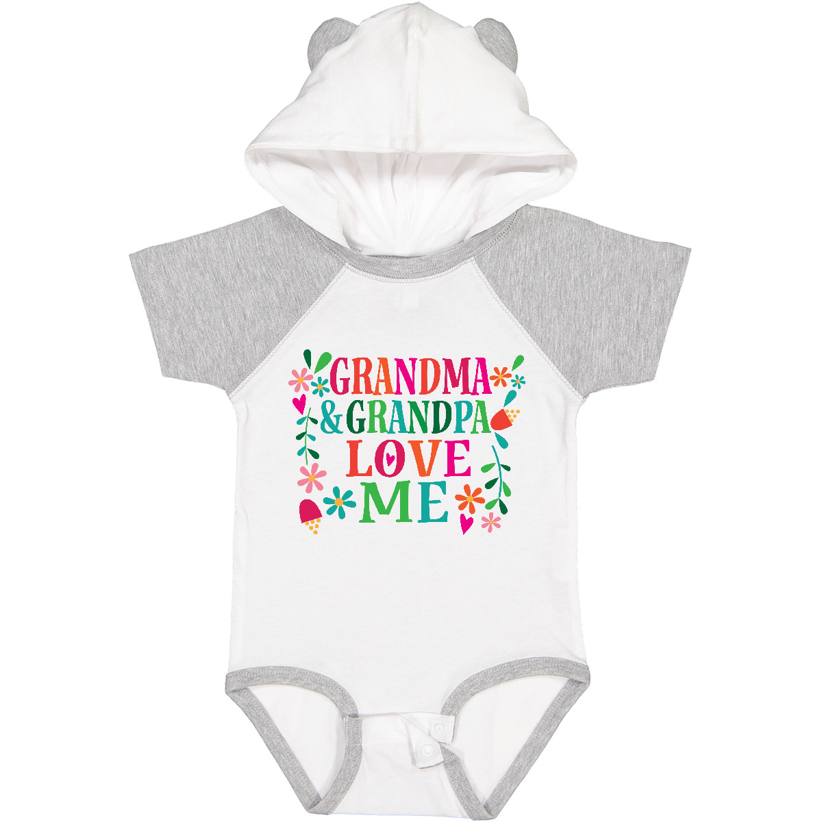 Inktastic Grandma Grandpa Love Me Girls Baby Bodysuit Grandkids Grandchild Hws - Picture 8 of 8
