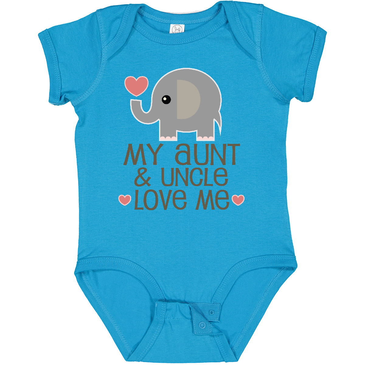 Inktastic Aunt And Uncle Love Me Nephew Baby Bodysuit From Childs Boy Girl Idea - Picture 17 of 20