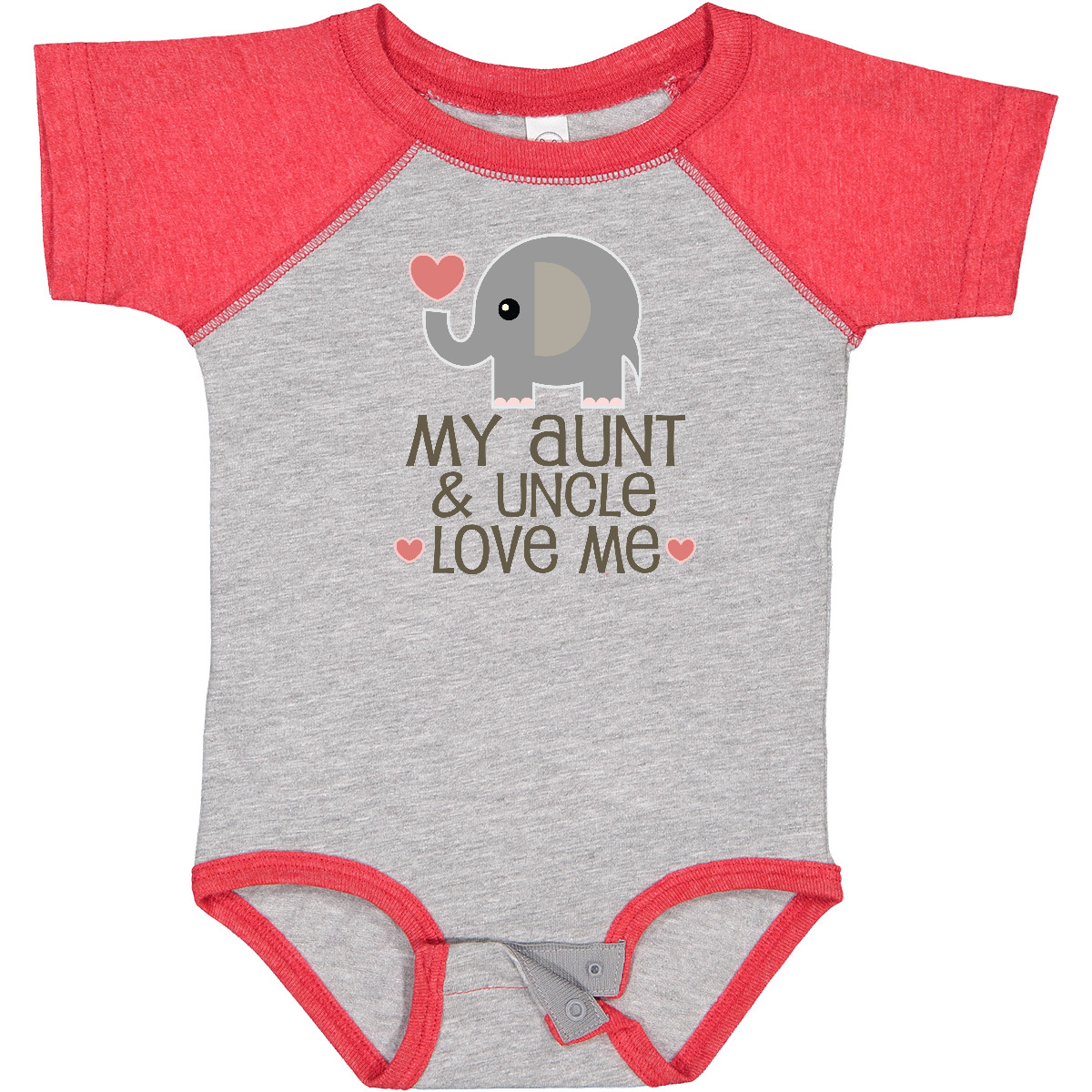 Inktastic Aunt And Uncle Love Me Nephew Baby Bodysuit From Childs Boy Girl Idea - Picture 8 of 20