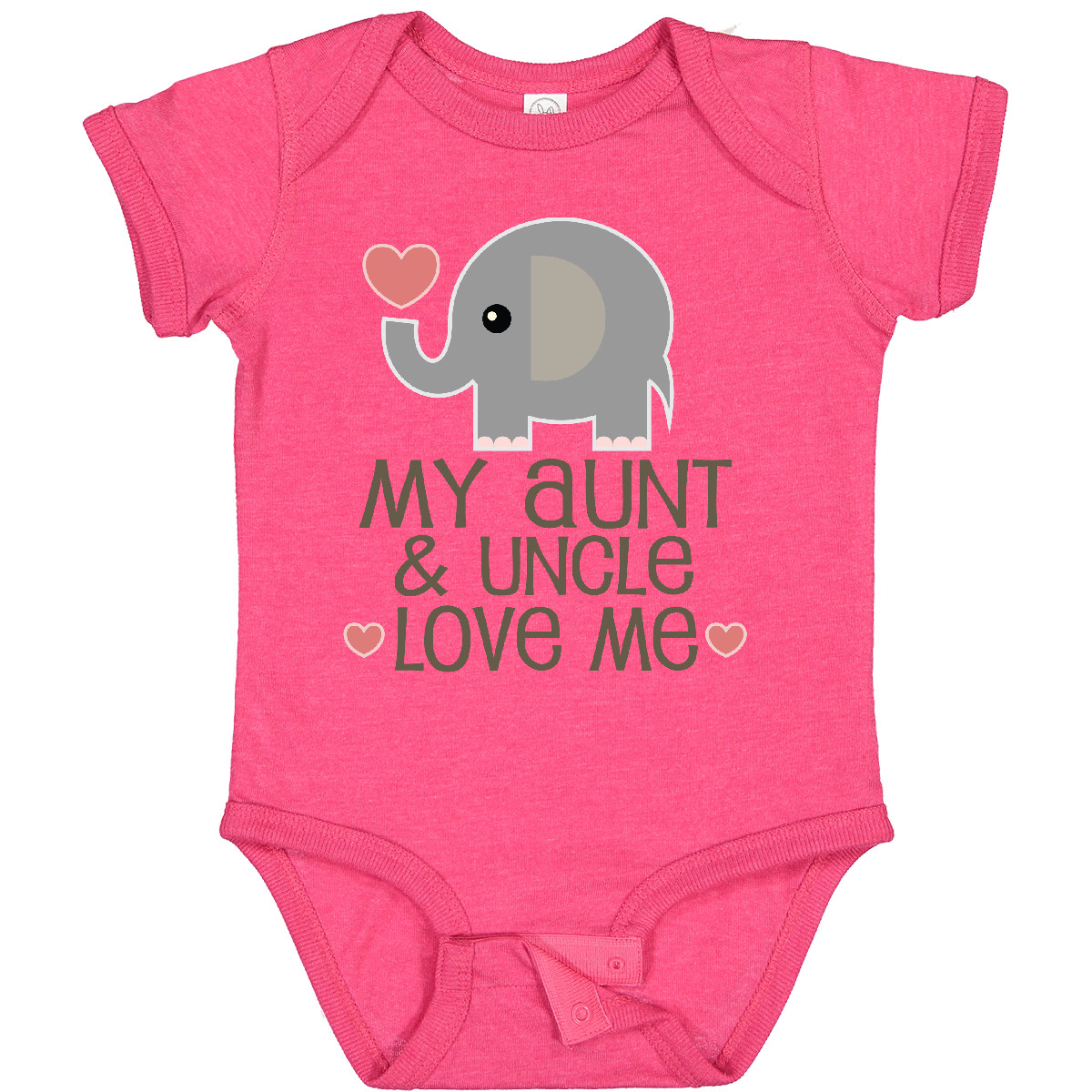 Inktastic Aunt And Uncle Love Me Nephew Baby Bodysuit From Childs Boy Girl Idea - Picture 18 of 20